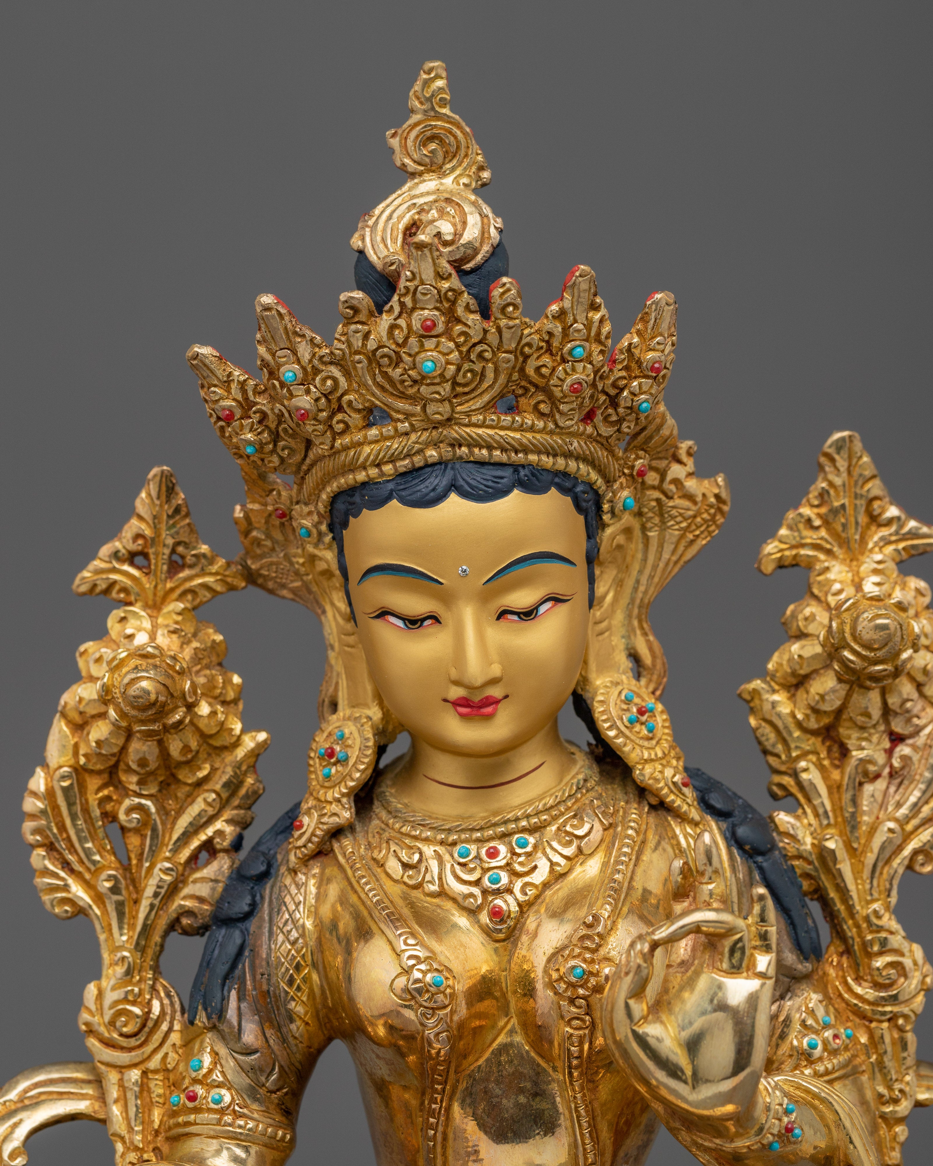 Green Tara Artwork : Swift Liberator Goddess