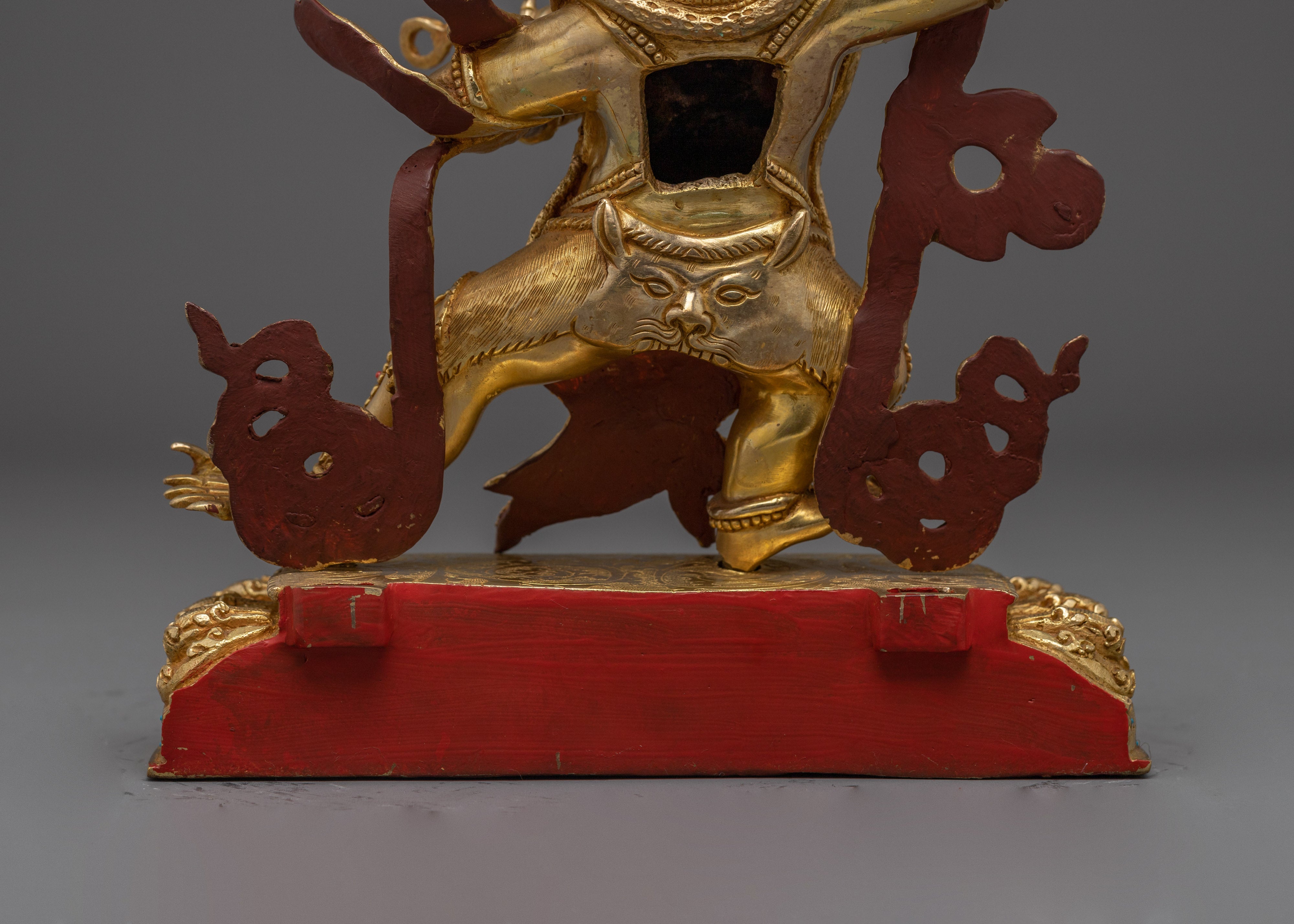 Vajrapani Figurine, Wrathful Protector And Thunderbolt Holder