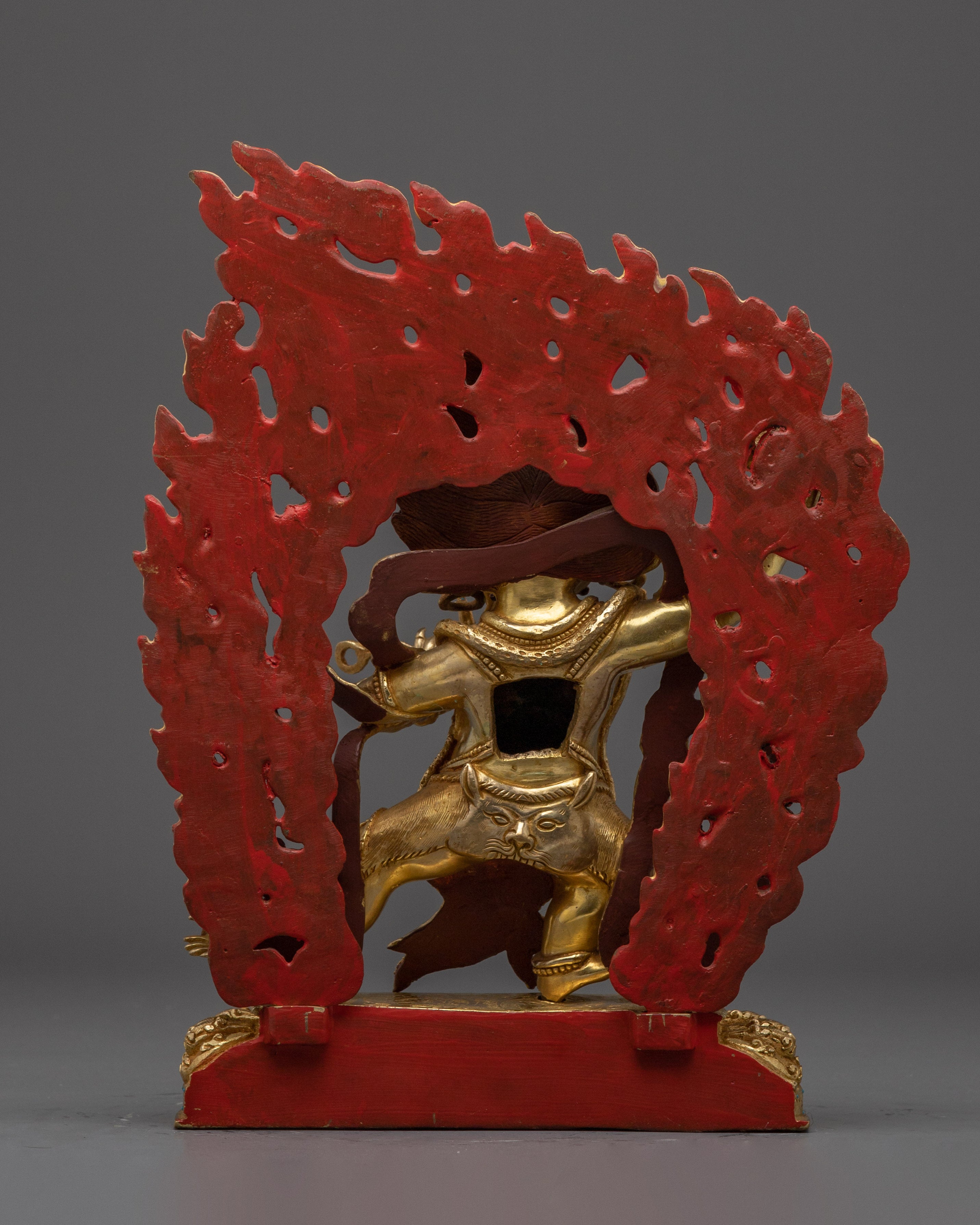 Vajrapani Figurine, Wrathful Protector And Thunderbolt Holder