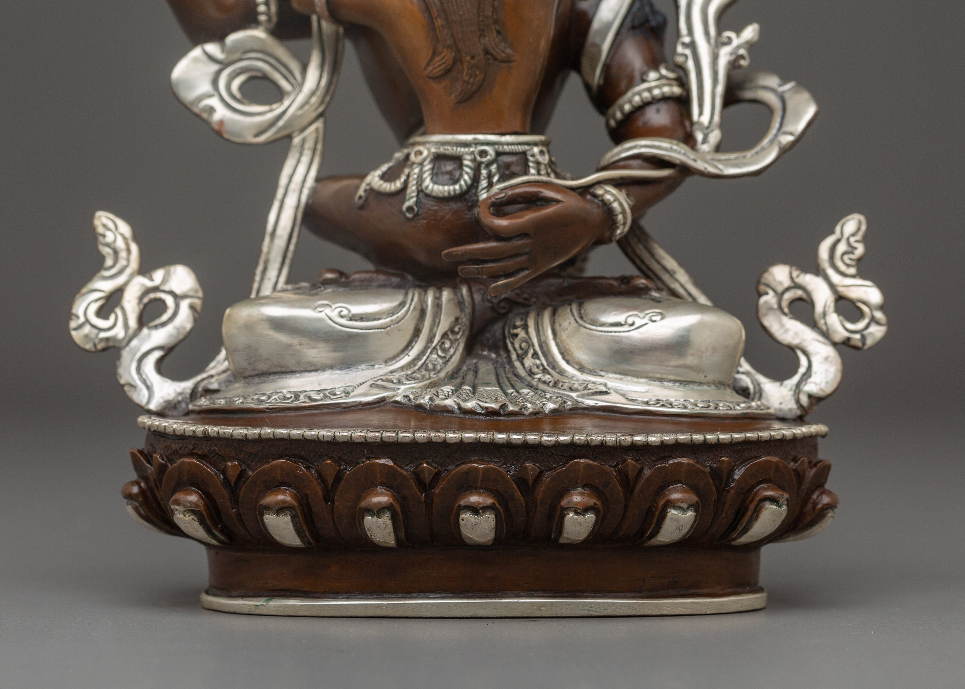 Manjushri With Consort Handmade Statue