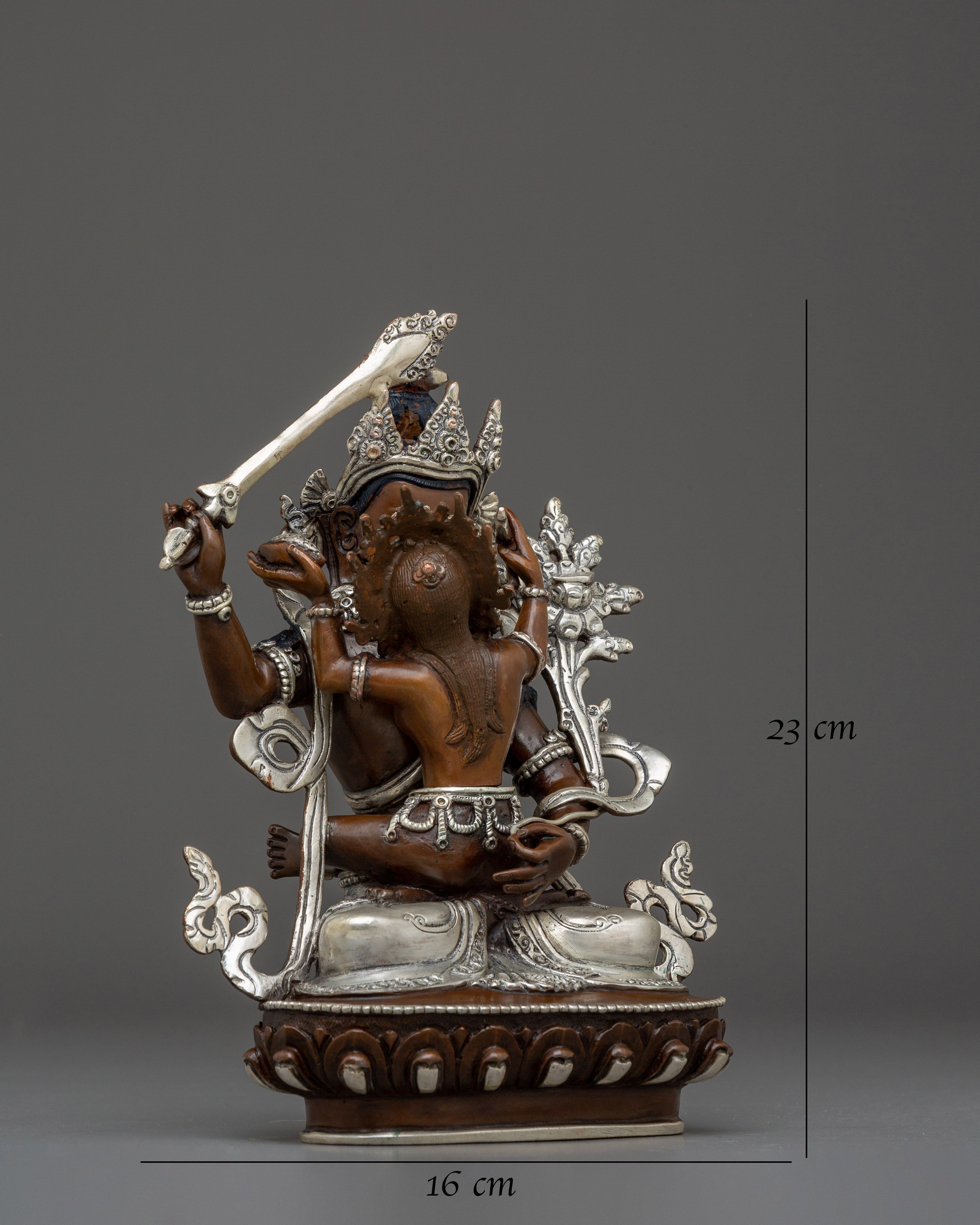 Manjushri With Consort Handmade Statue