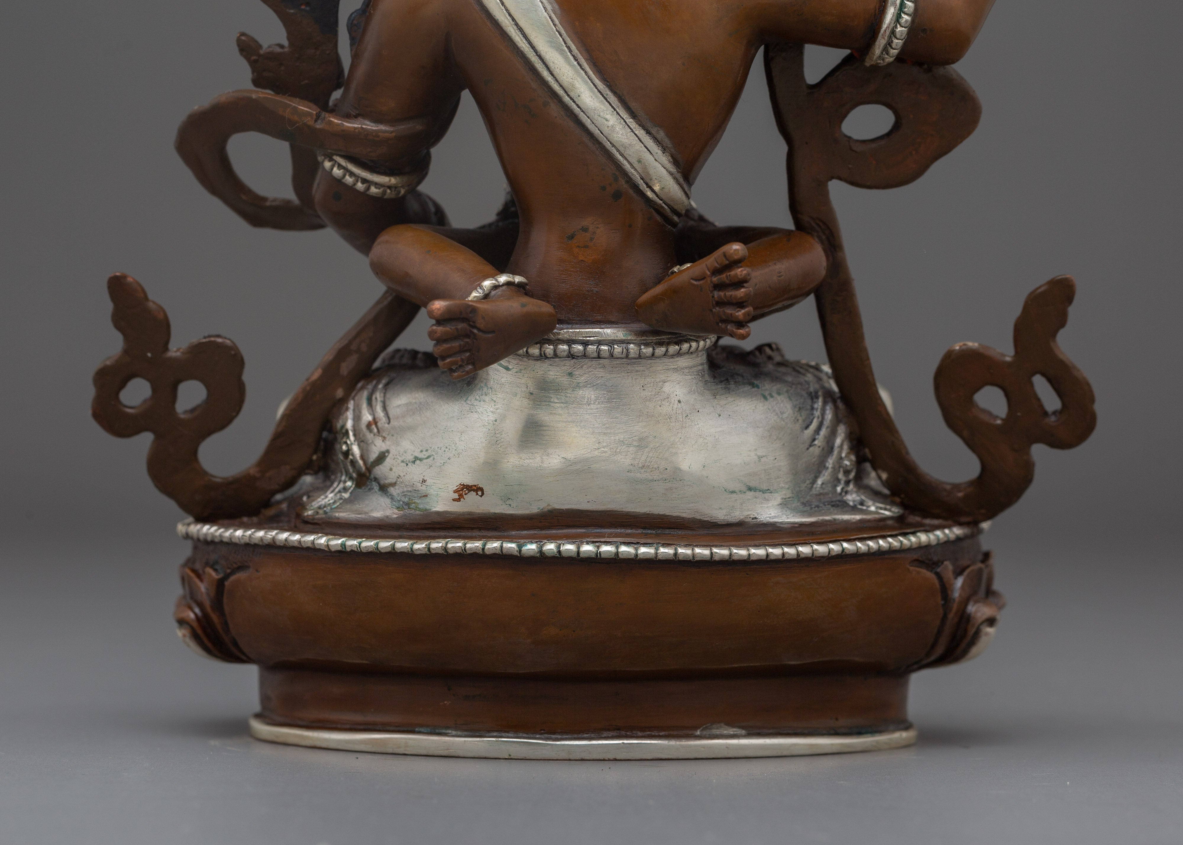 Manjushri With Consort Handmade Statue