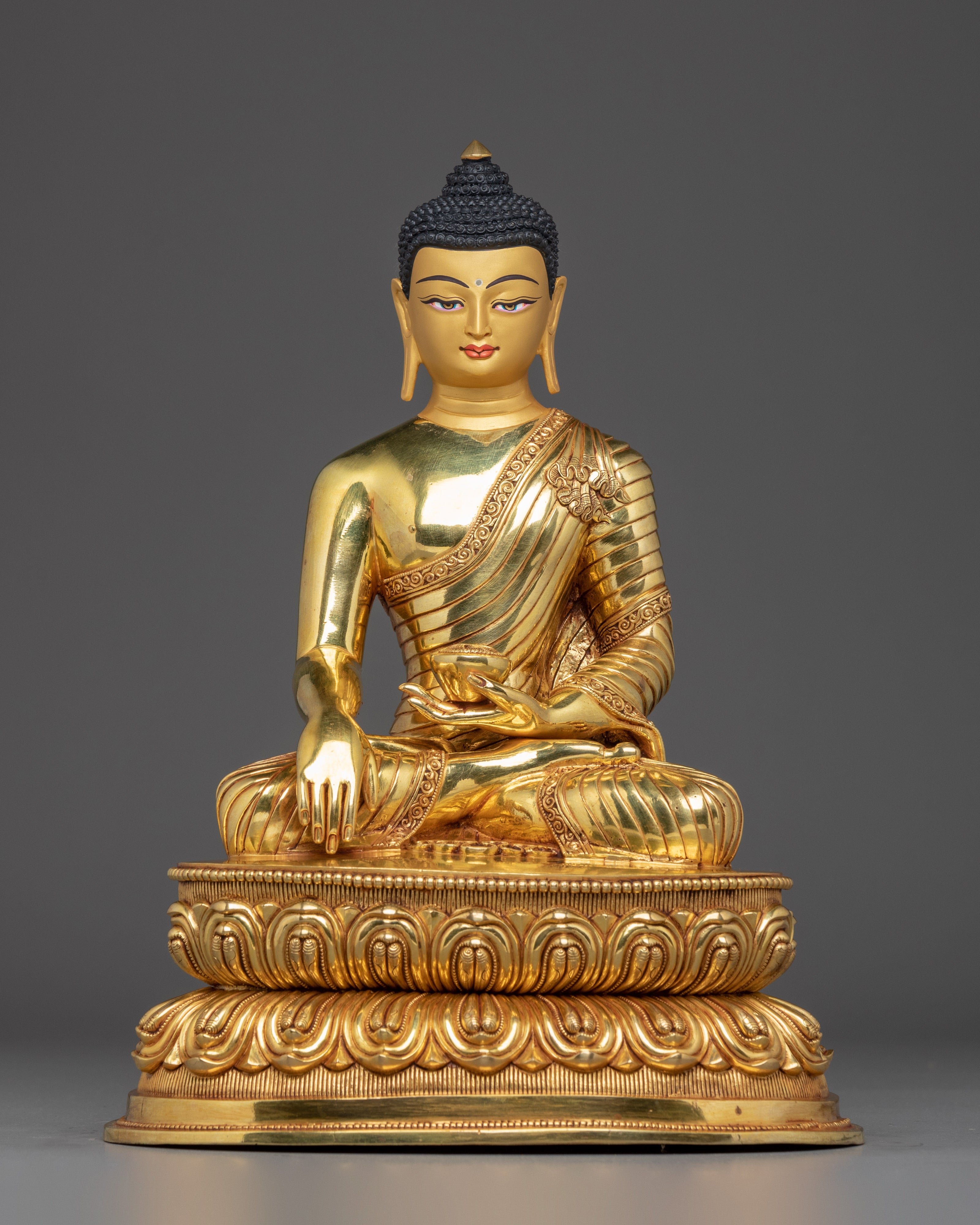 Statue set of Three Buddha: The Enlightened Trio | Golden Sculptures
