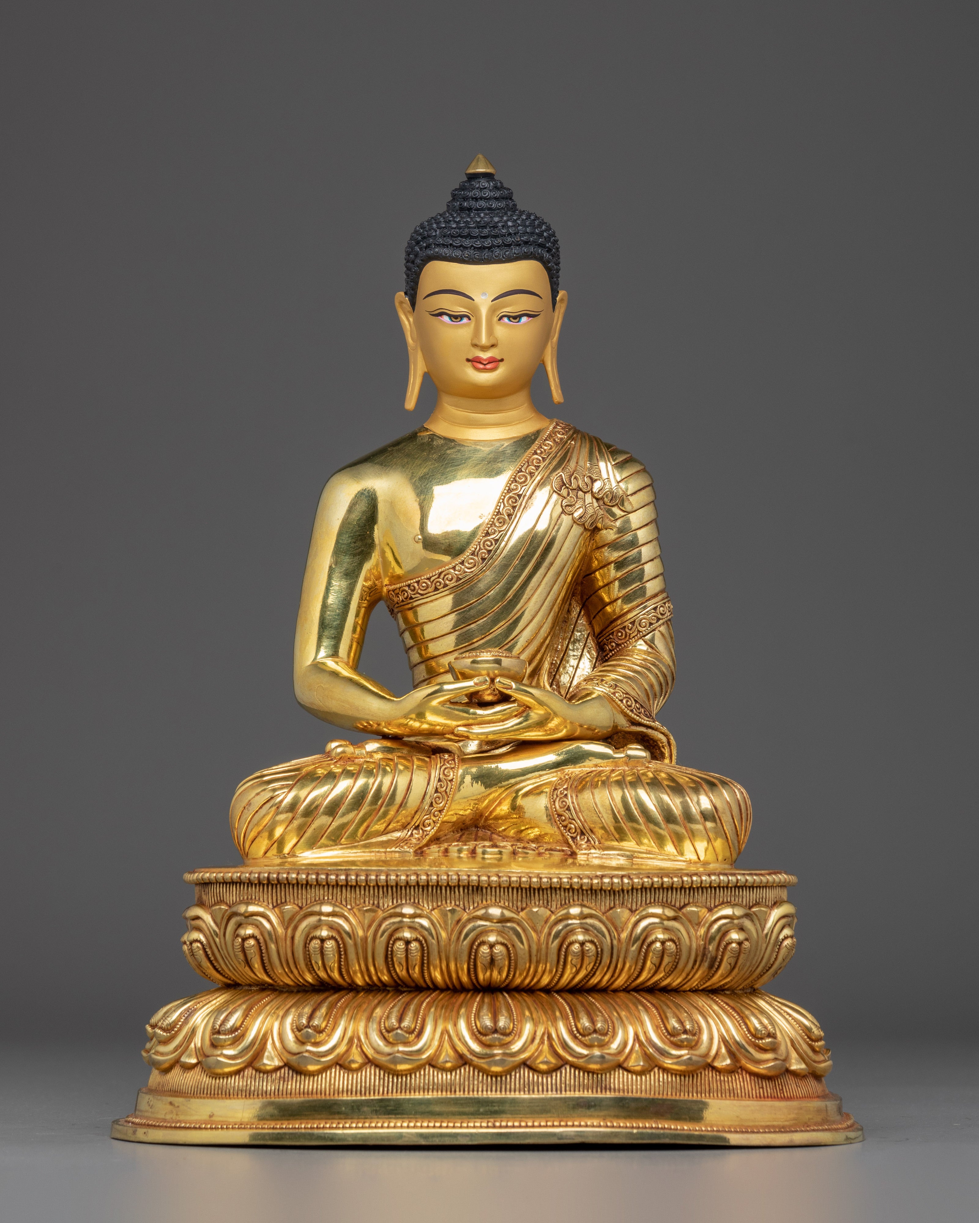 Statue set of Three Buddha: The Enlightened Trio | Golden Sculptures