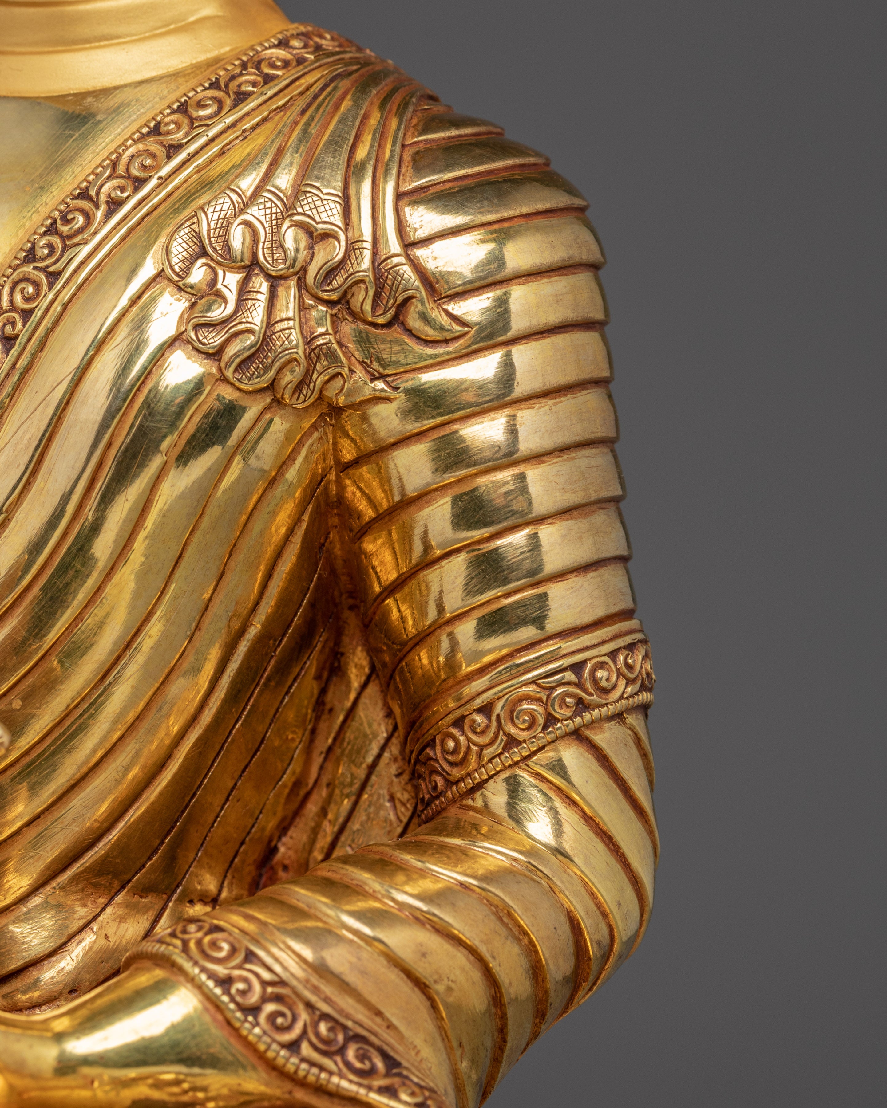 Statue set of Three Buddha: The Enlightened Trio | Golden Sculptures