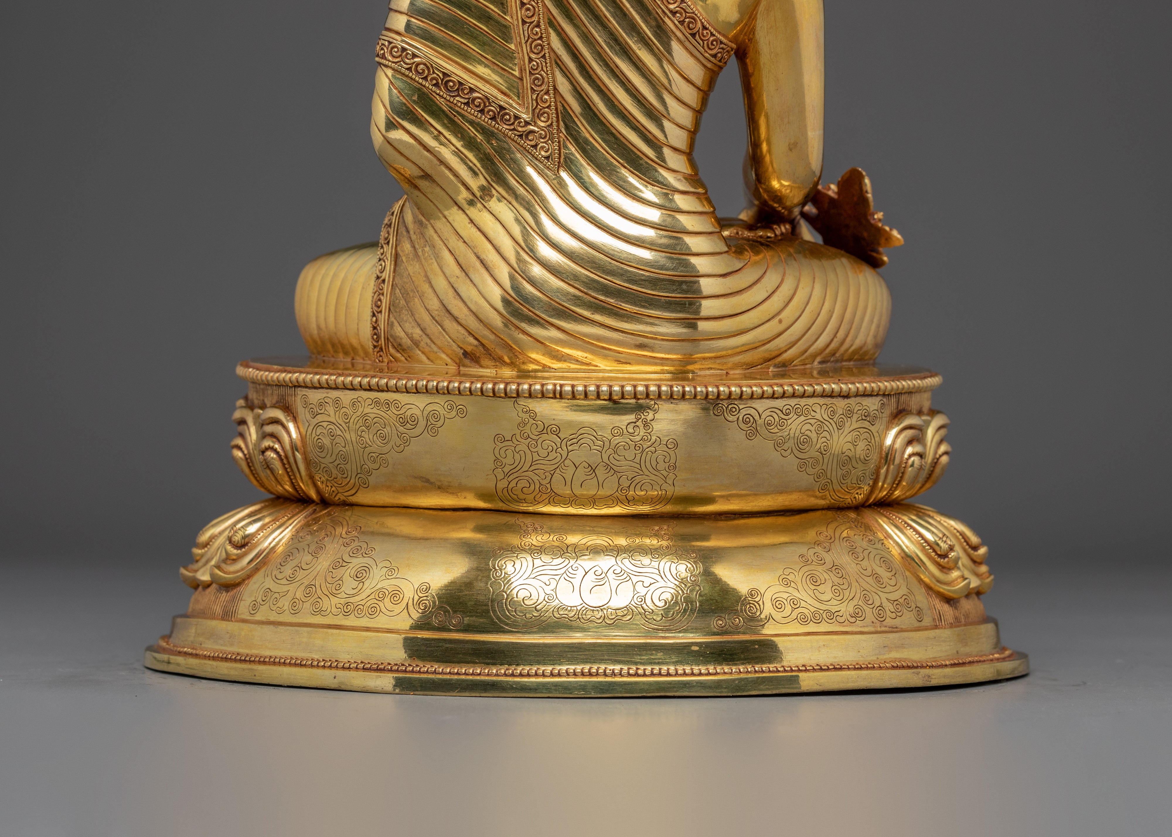 Statue set of Three Buddha: The Enlightened Trio | Golden Sculptures