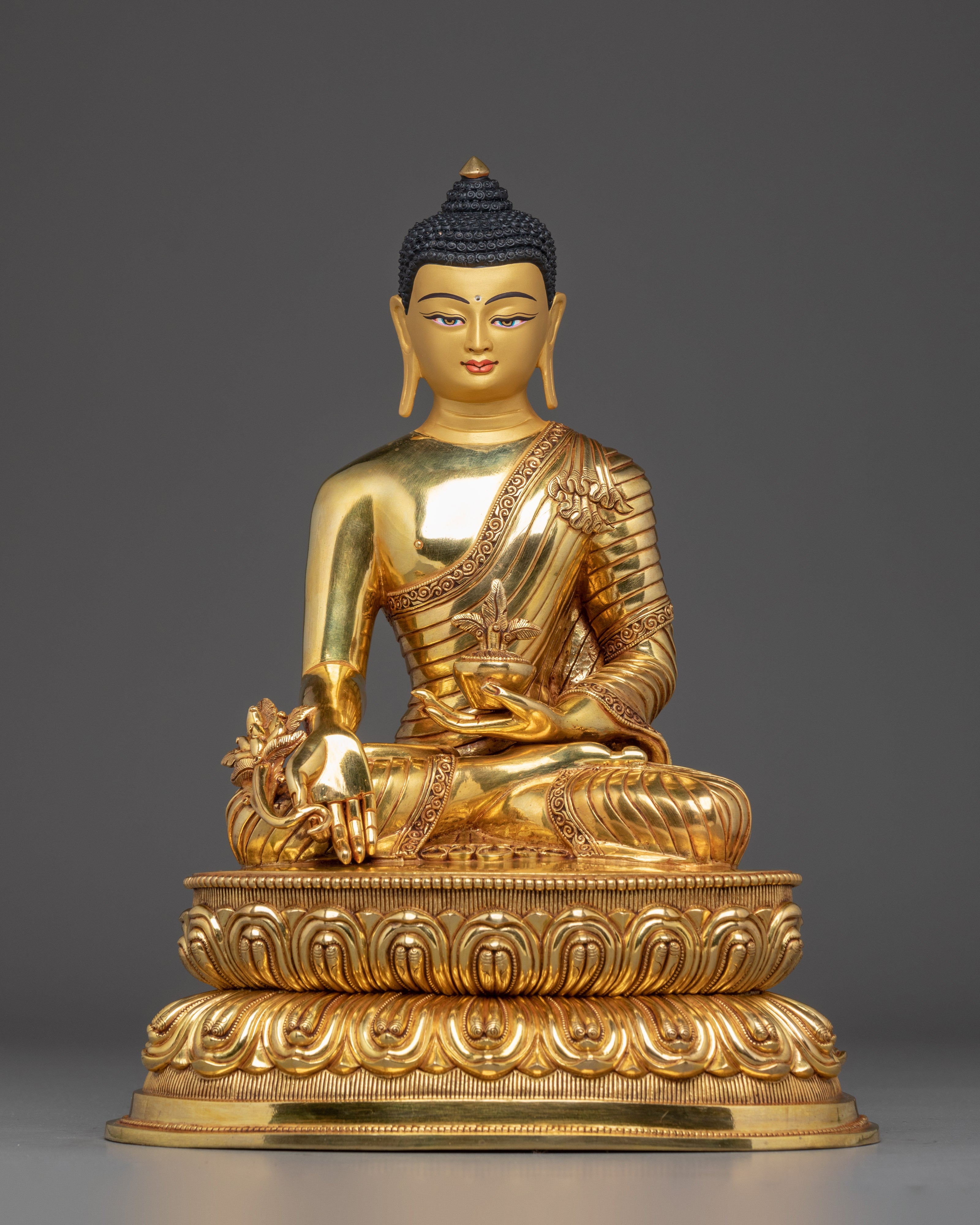 Statue set of Three Buddha: The Enlightened Trio | Golden Sculptures