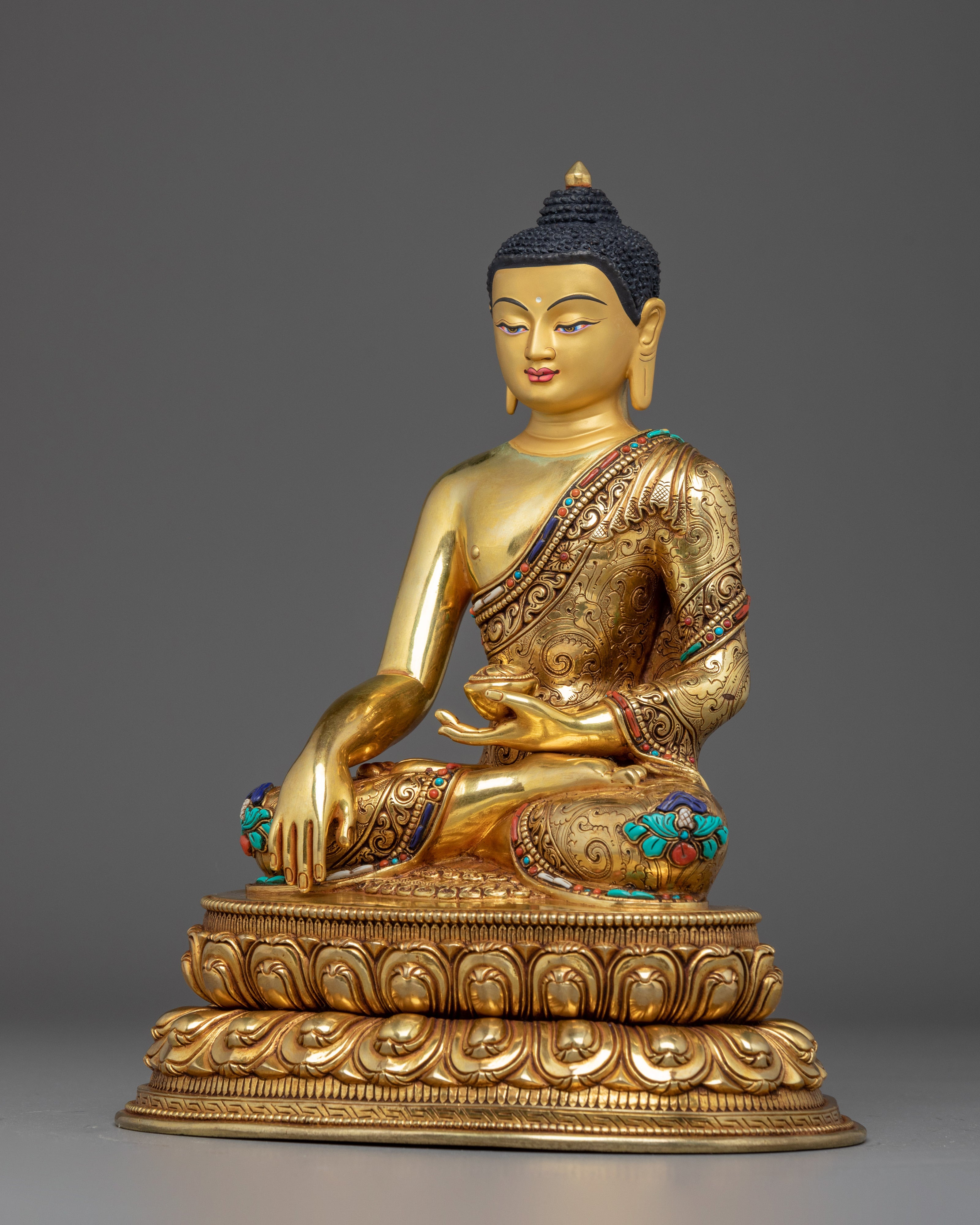 Shakyamuni Buddha, Wisdom Guide | Himalayan Nepali Crafted Icon