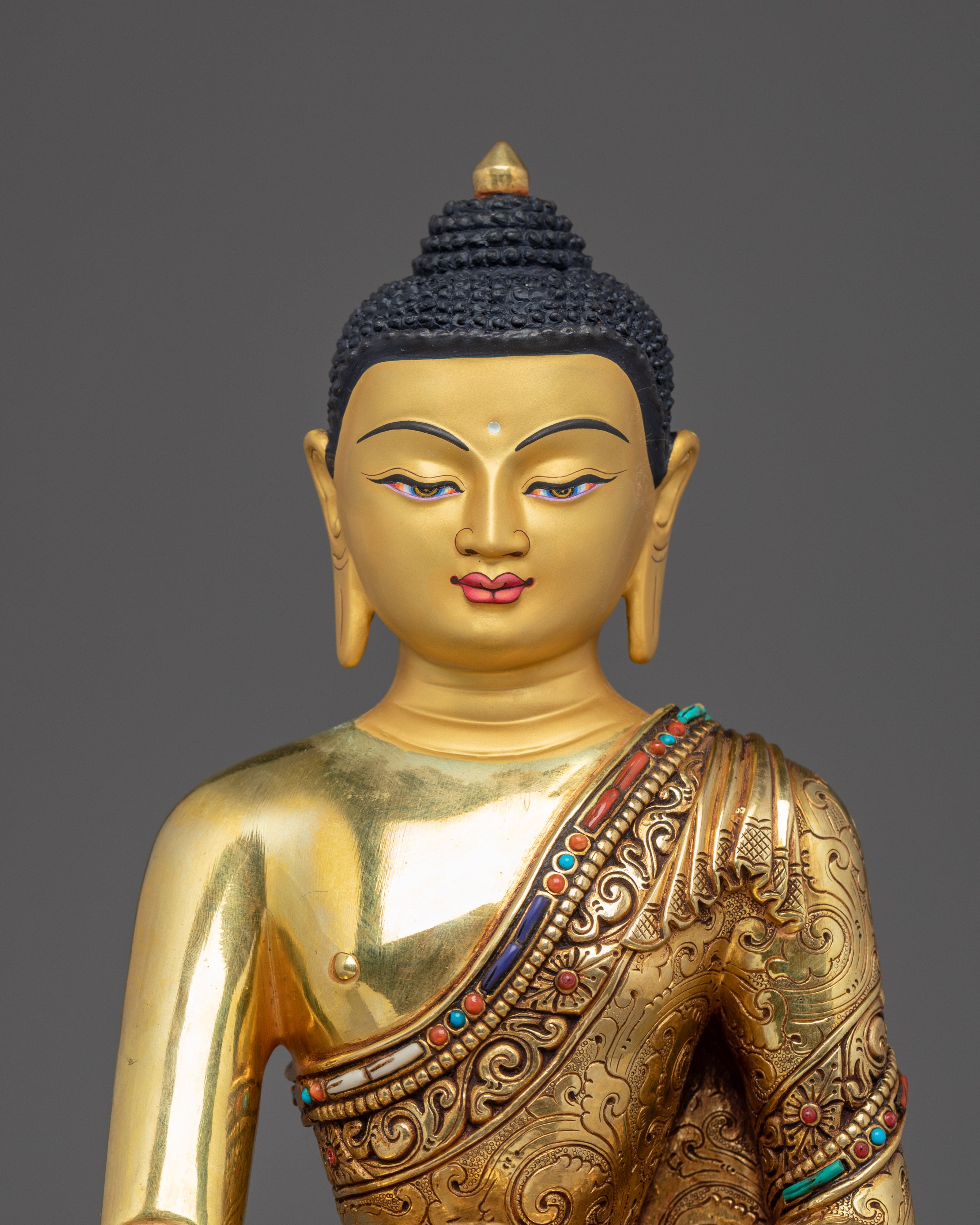 Shakyamuni Buddha, Wisdom Guide | Himalayan Nepali Crafted Icon