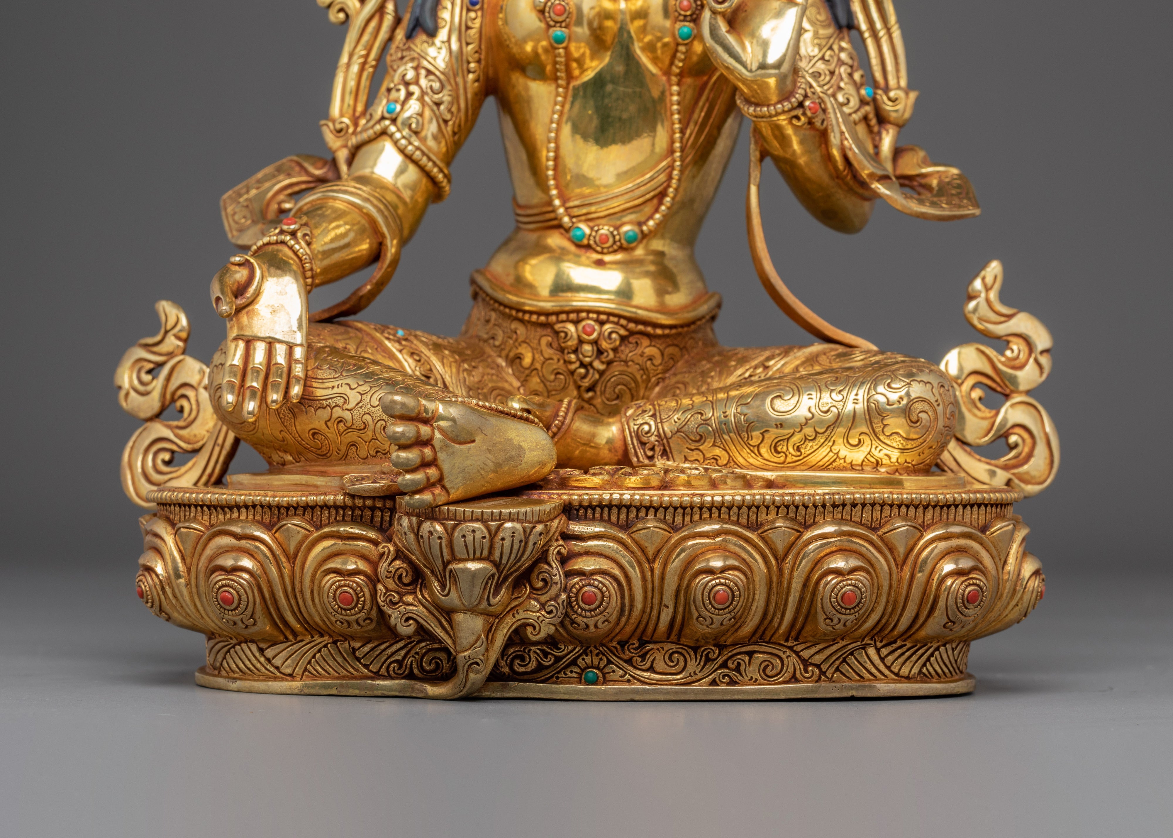 Green Tara Icon, Swift Goddess of Compassion