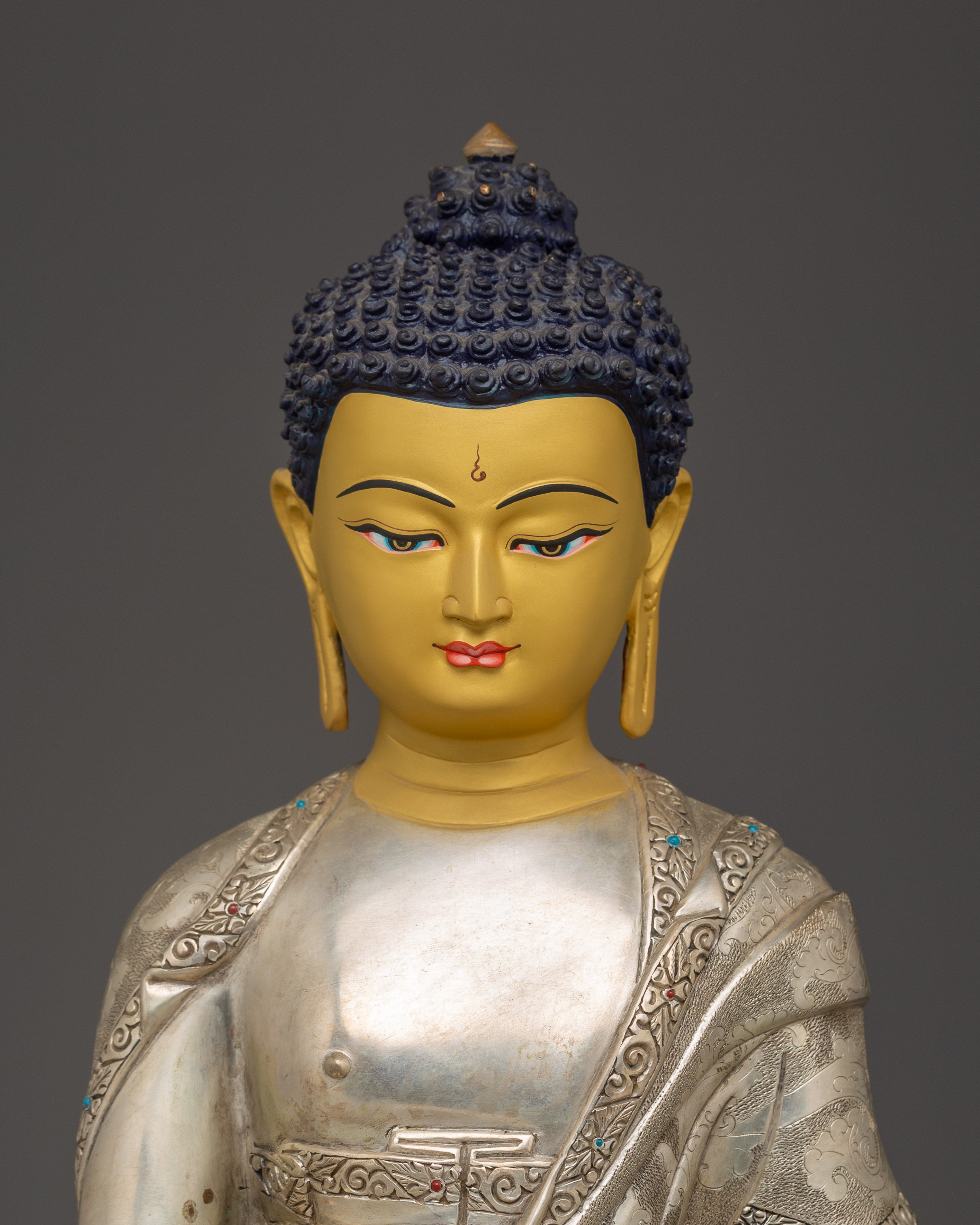 Shakyamuni Art, Historical Buddha of Dharma | Nepali Handcrafted Icon