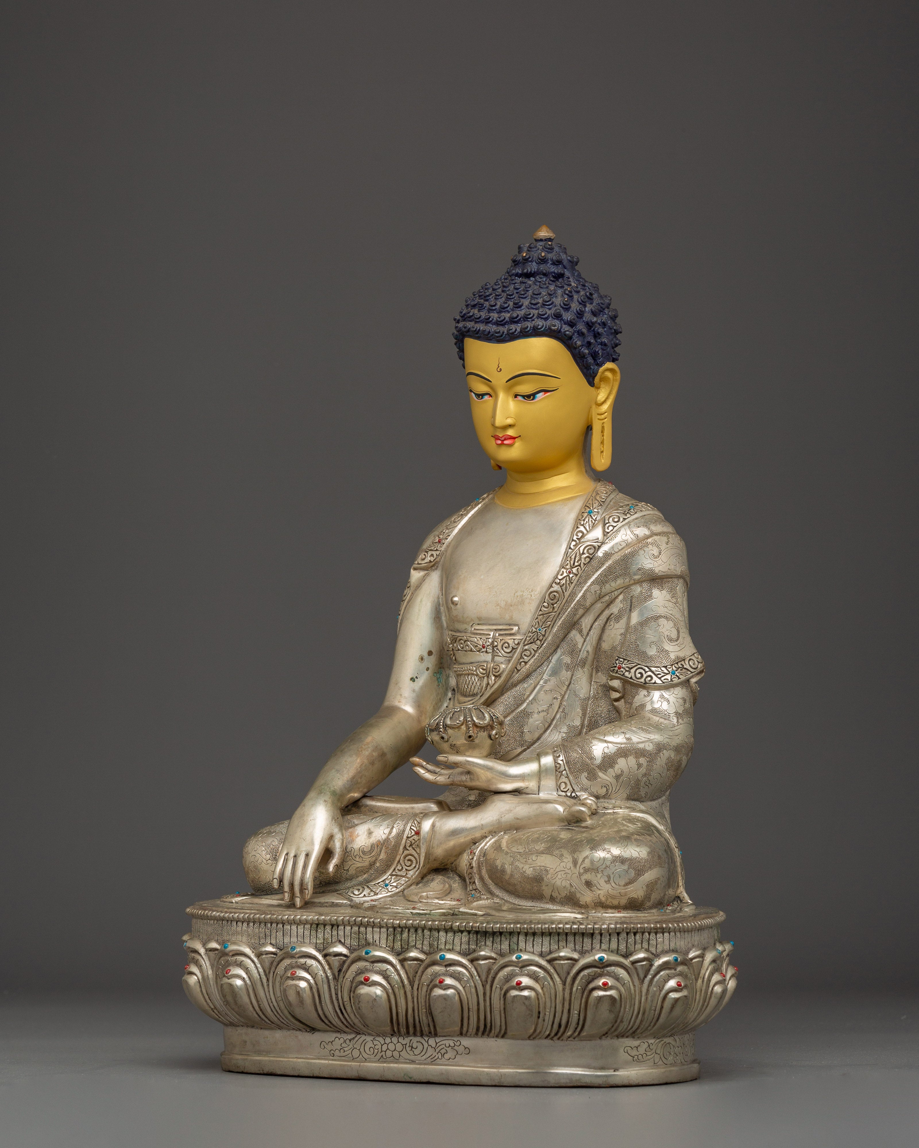 Shakyamuni Art, Historical Buddha of Dharma | Nepali Handcrafted Icon