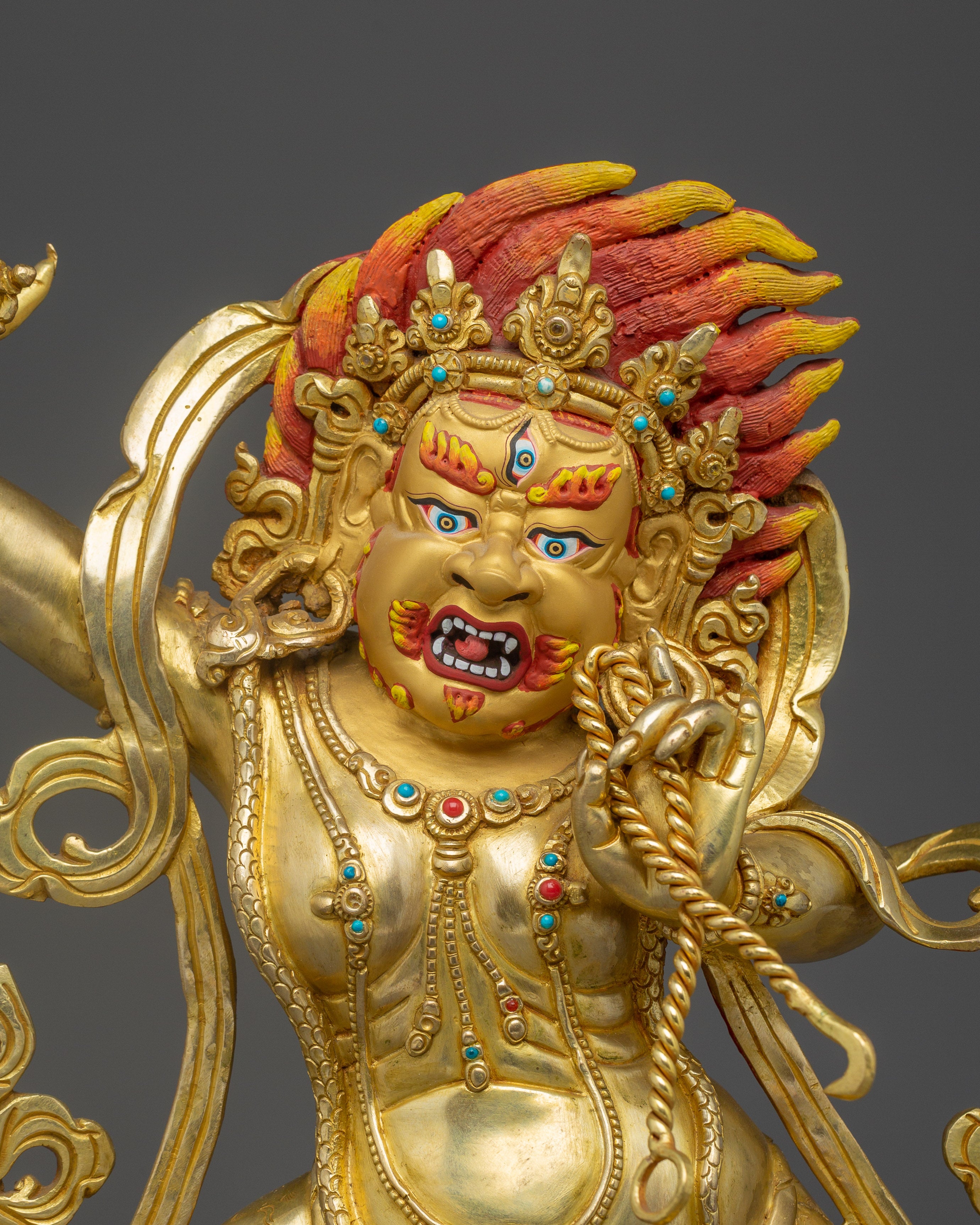 Vajrapani Art: Buddhist Wrathful Bodhisattva