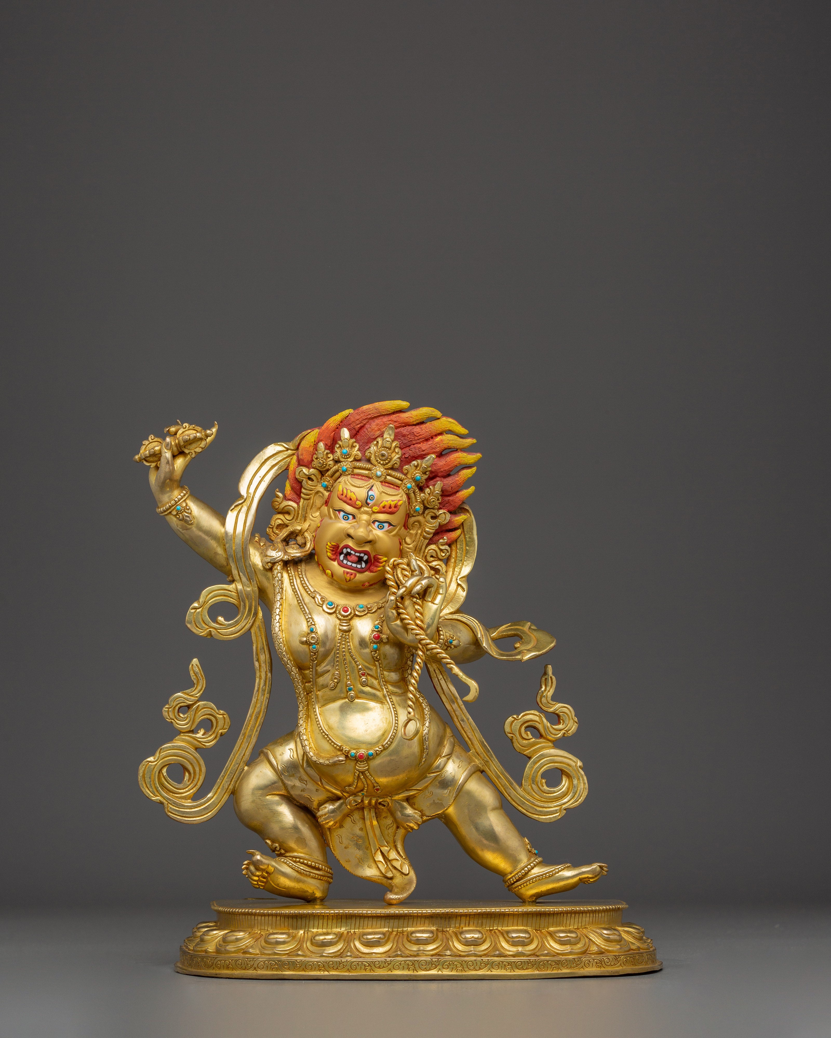 Vajrapani Art: Buddhist Wrathful Bodhisattva