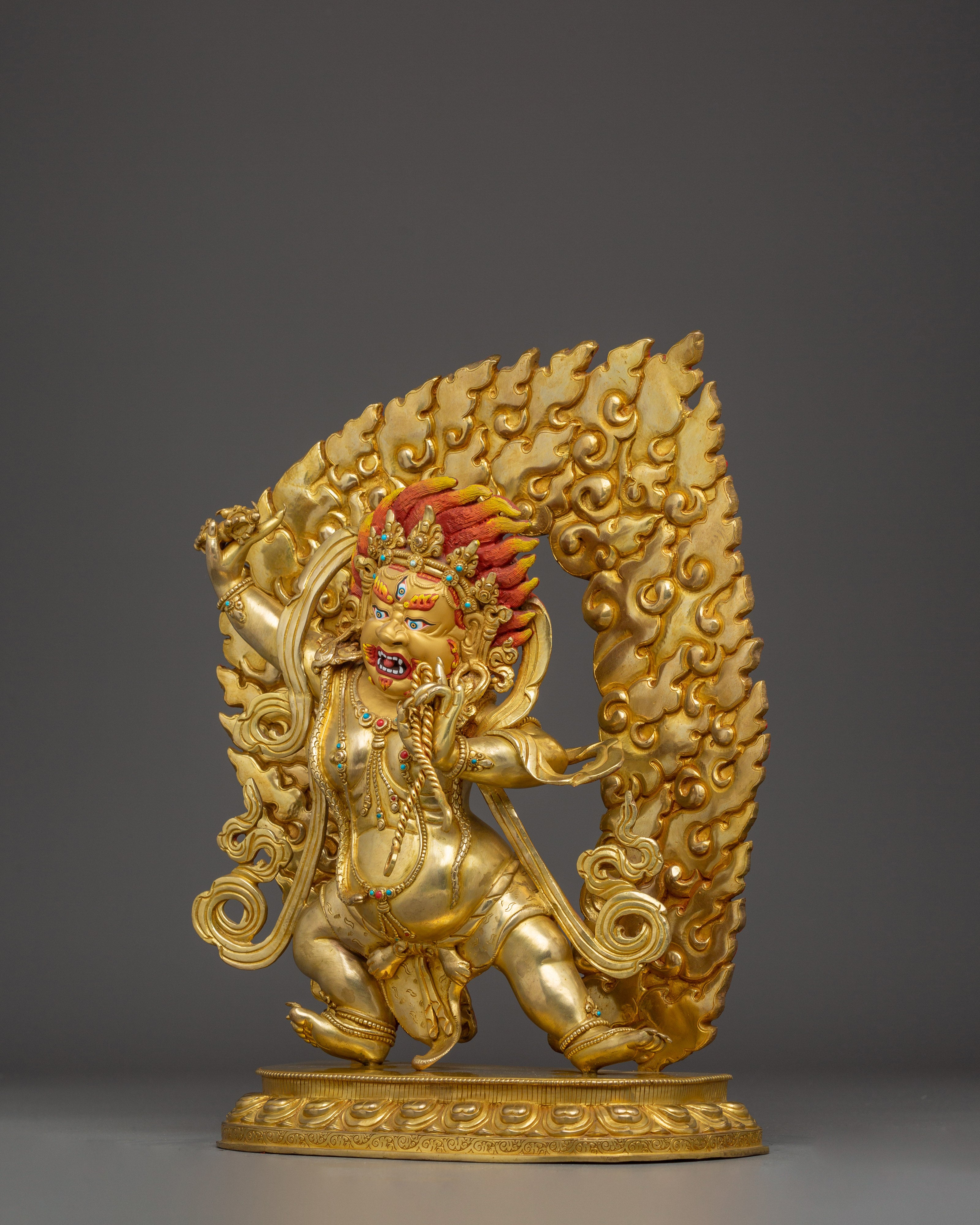 Vajrapani Art: Buddhist Wrathful Bodhisattva