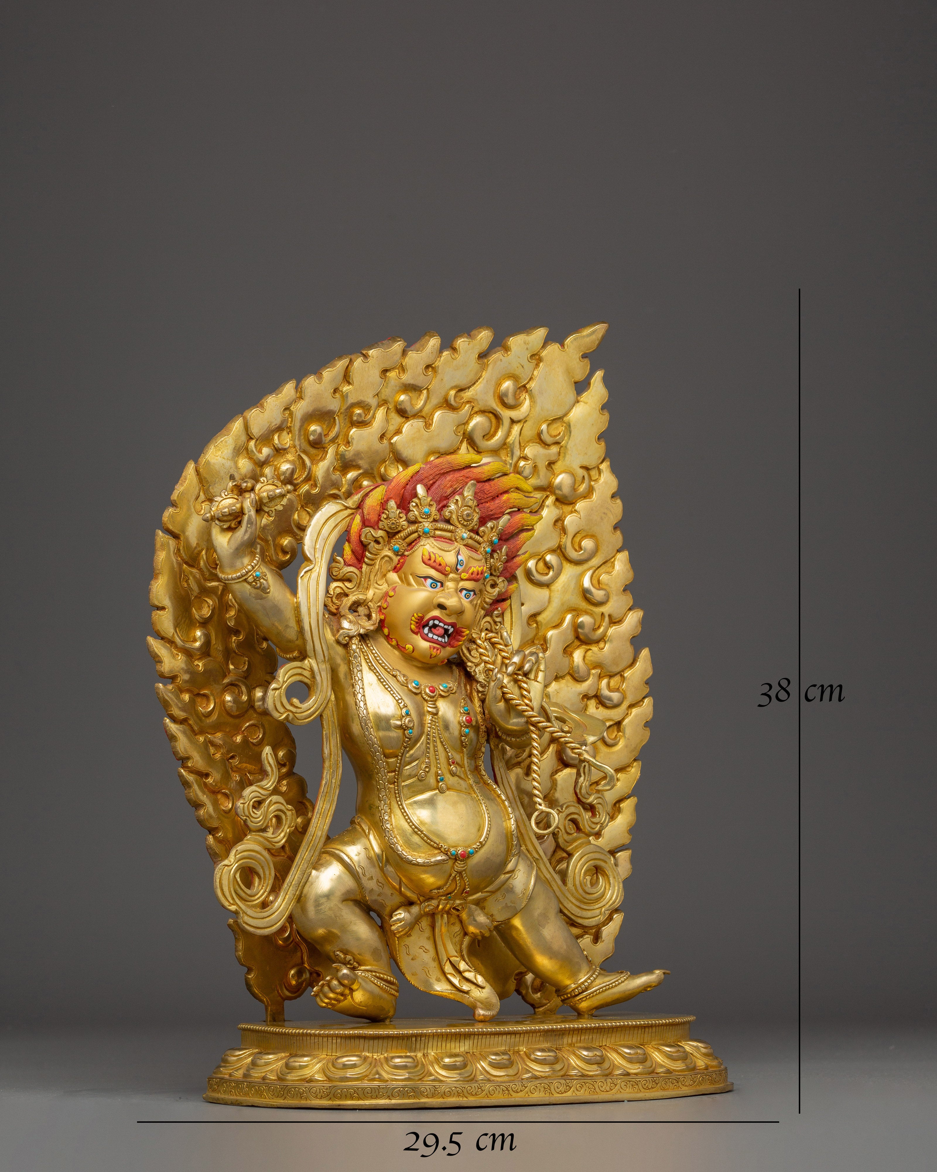 Vajrapani Art: Buddhist Wrathful Bodhisattva
