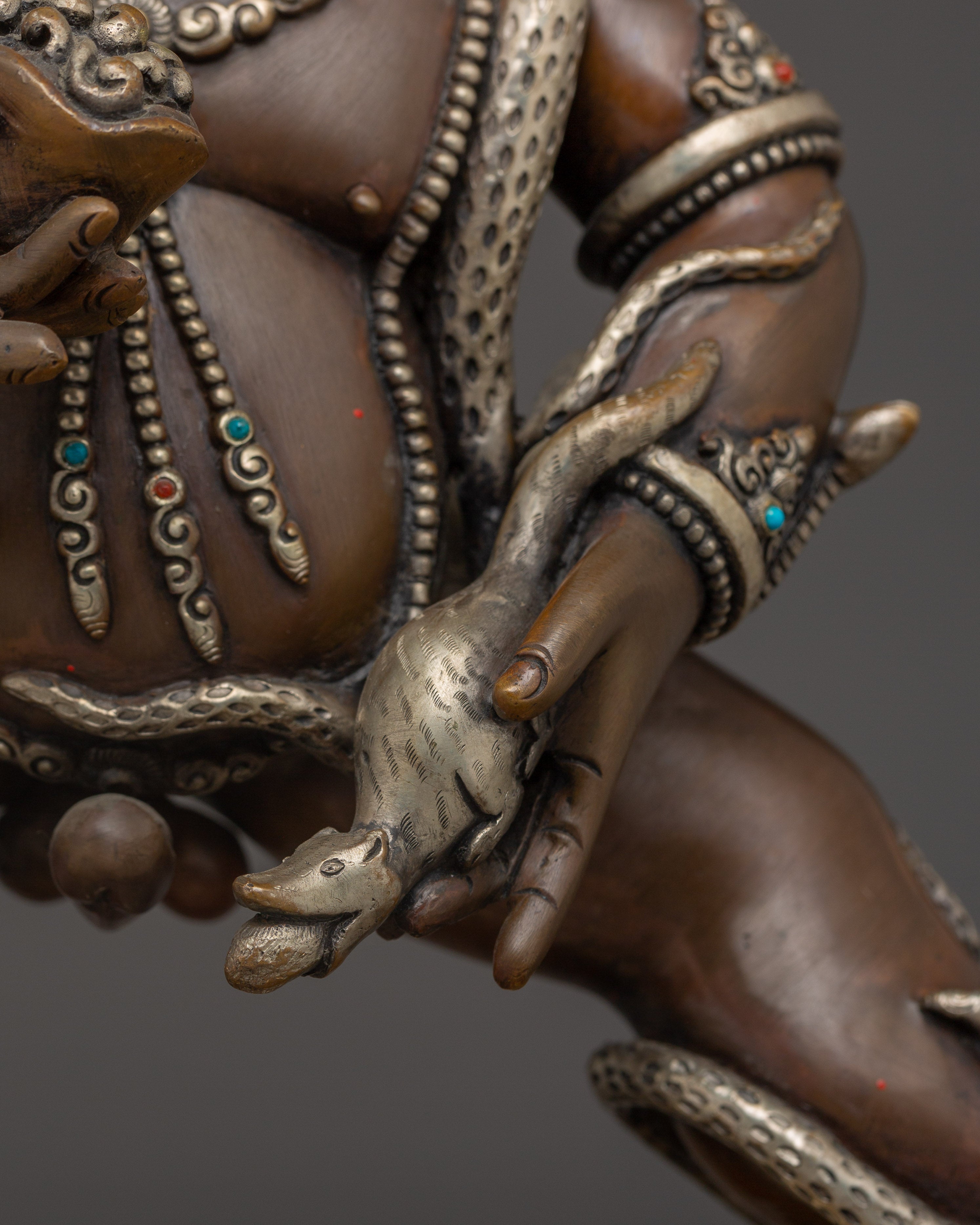 Wealth Icon Black Dzambhala Statue | Symbol of Abundance