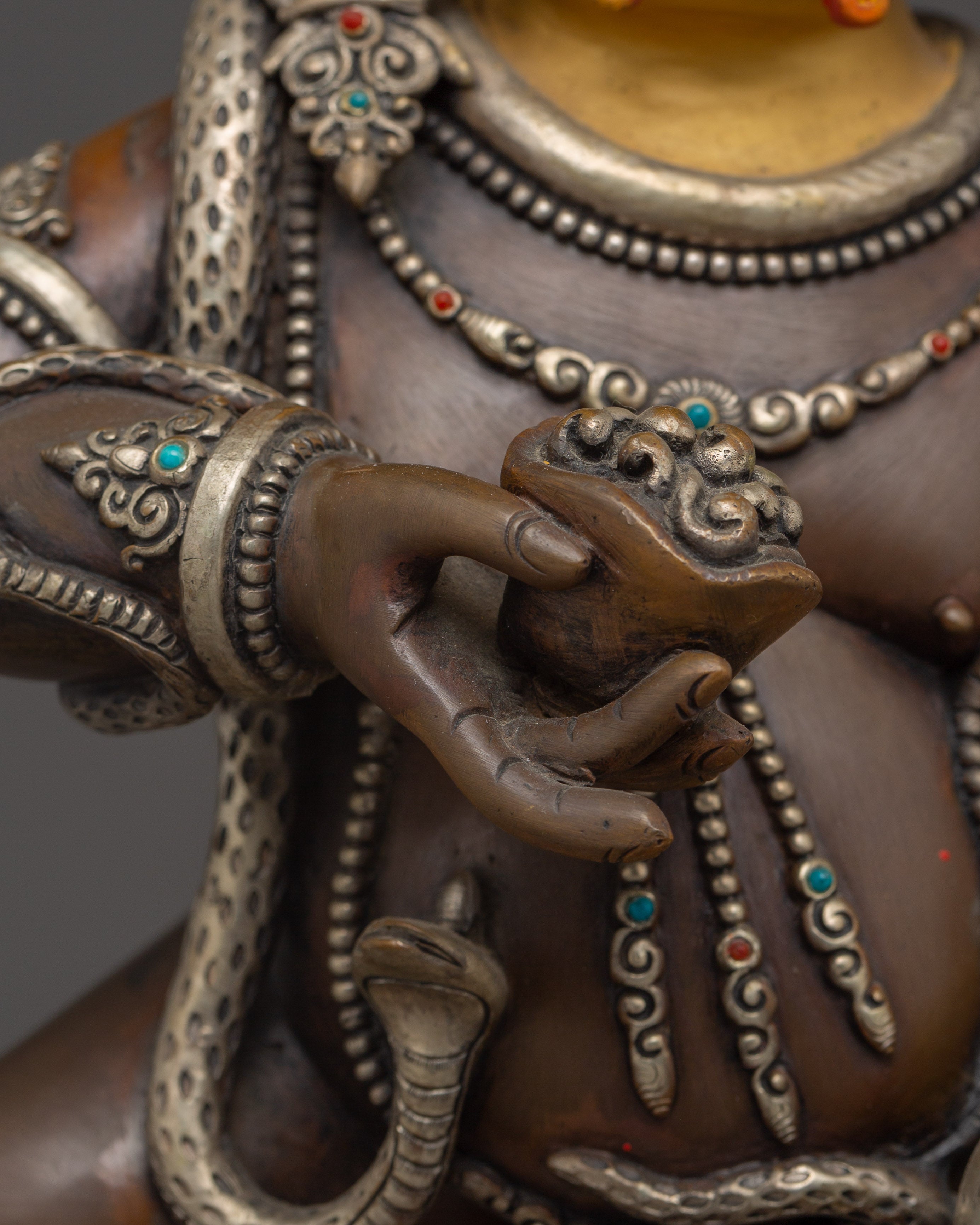 Wealth Icon Black Dzambhala Statue | Symbol of Abundance