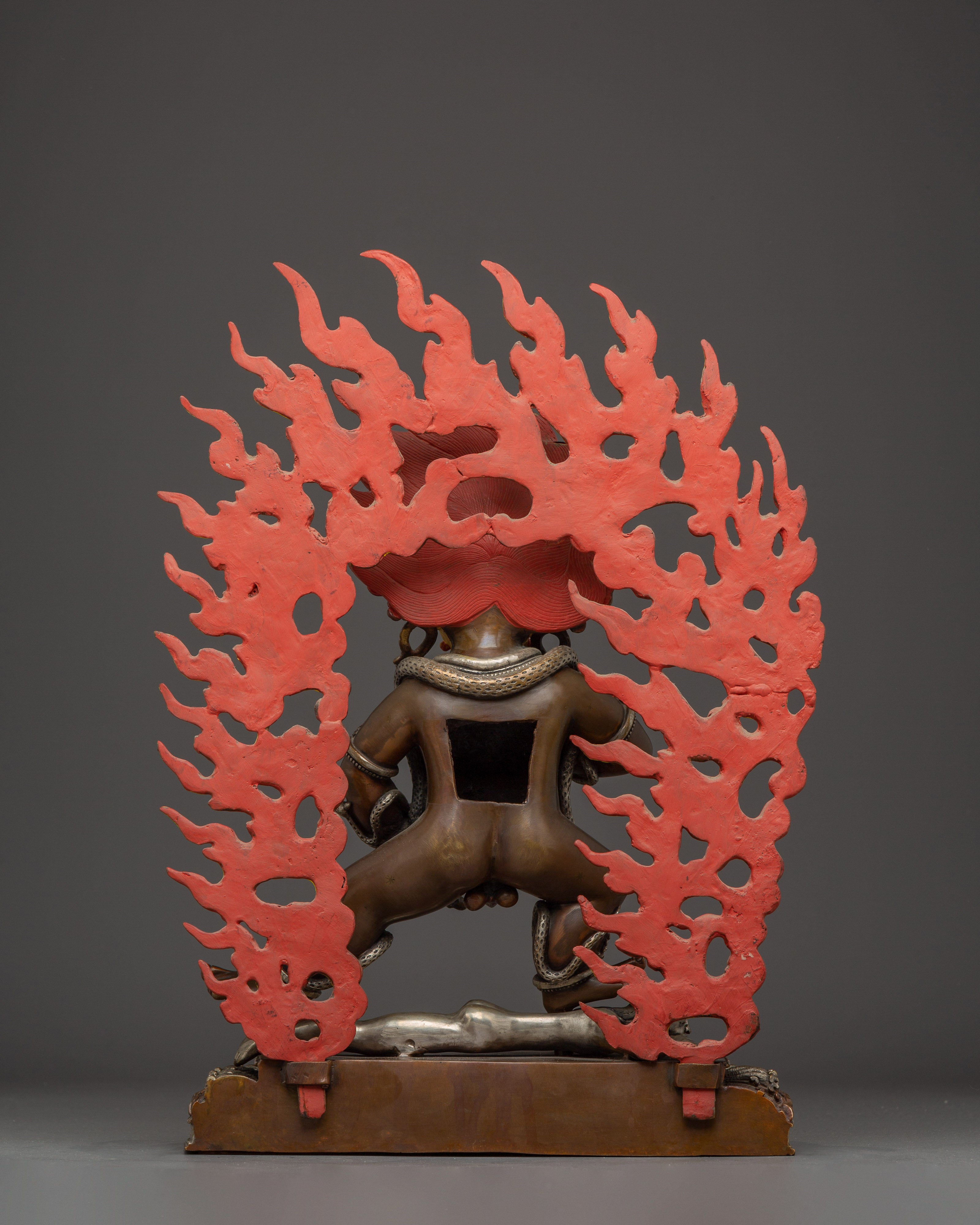 Wealth Icon Black Dzambhala Statue | Symbol of Abundance