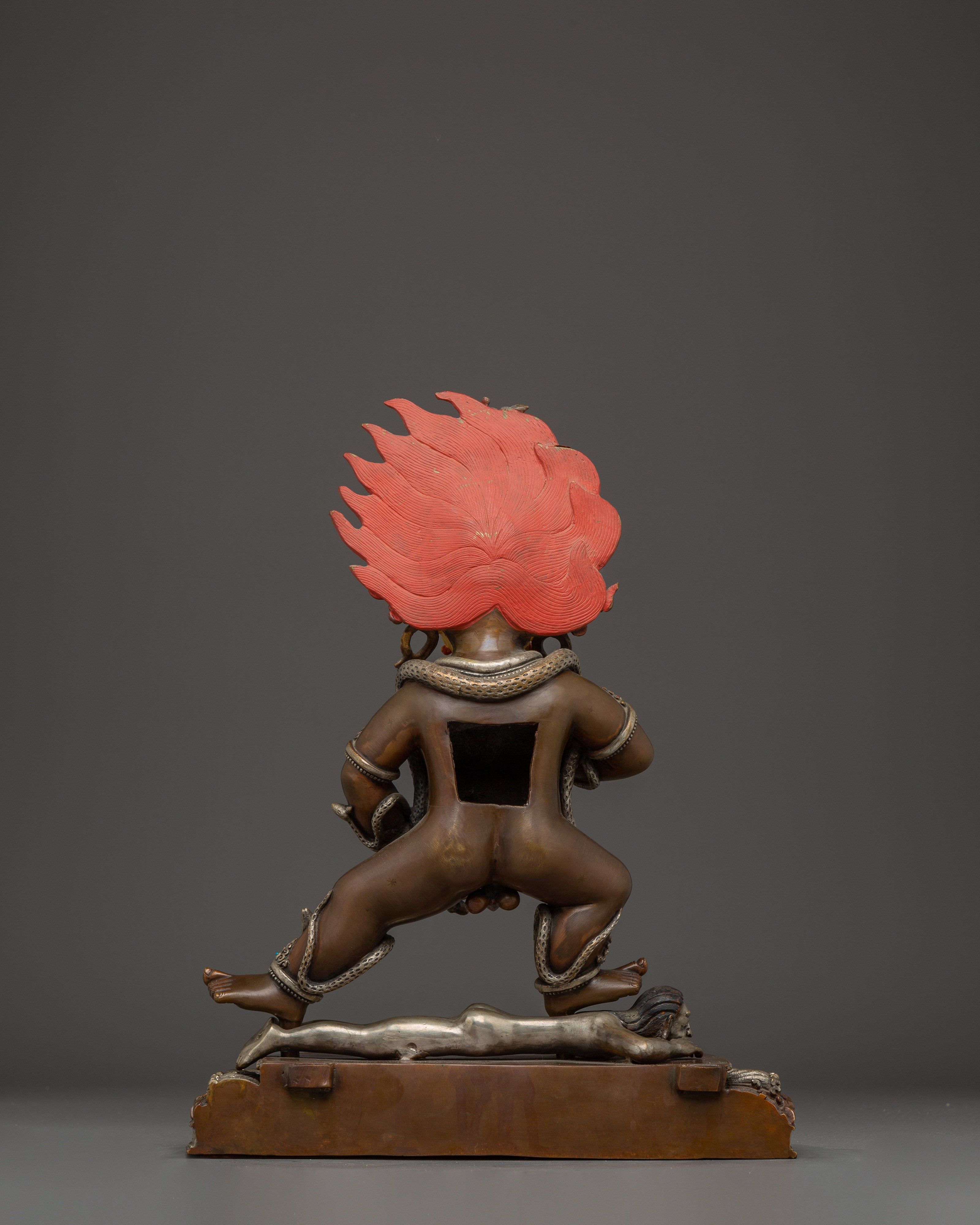 Wealth Icon Black Dzambhala Statue | Symbol of Abundance