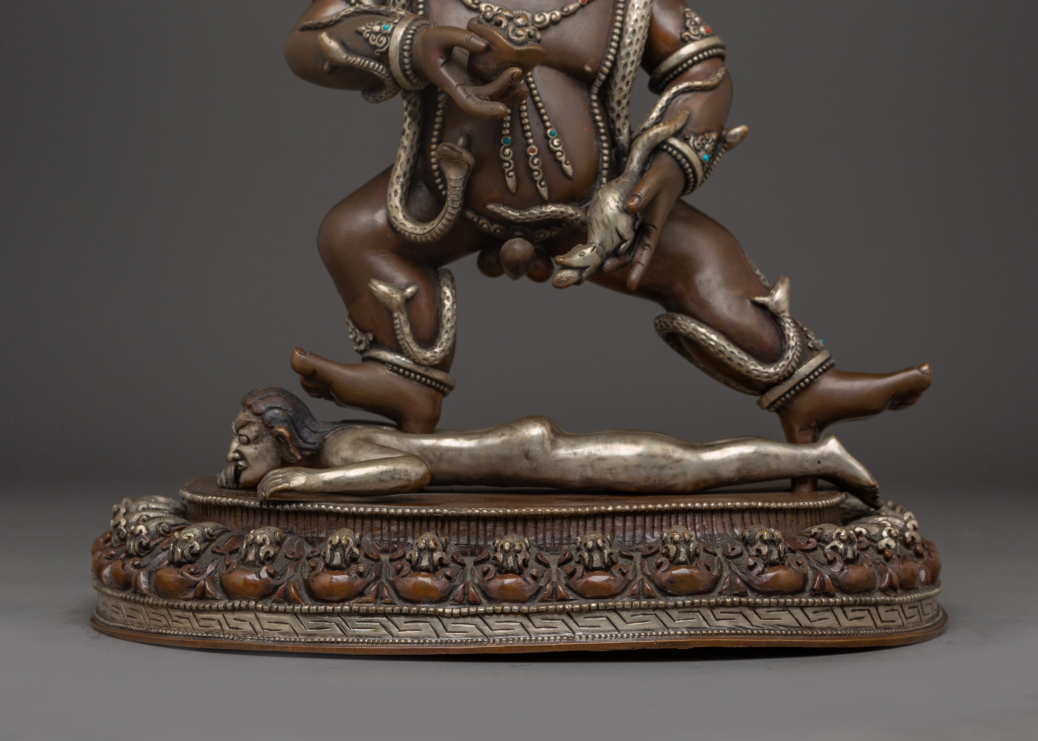 Wealth Icon Black Dzambhala Statue | Symbol of Abundance