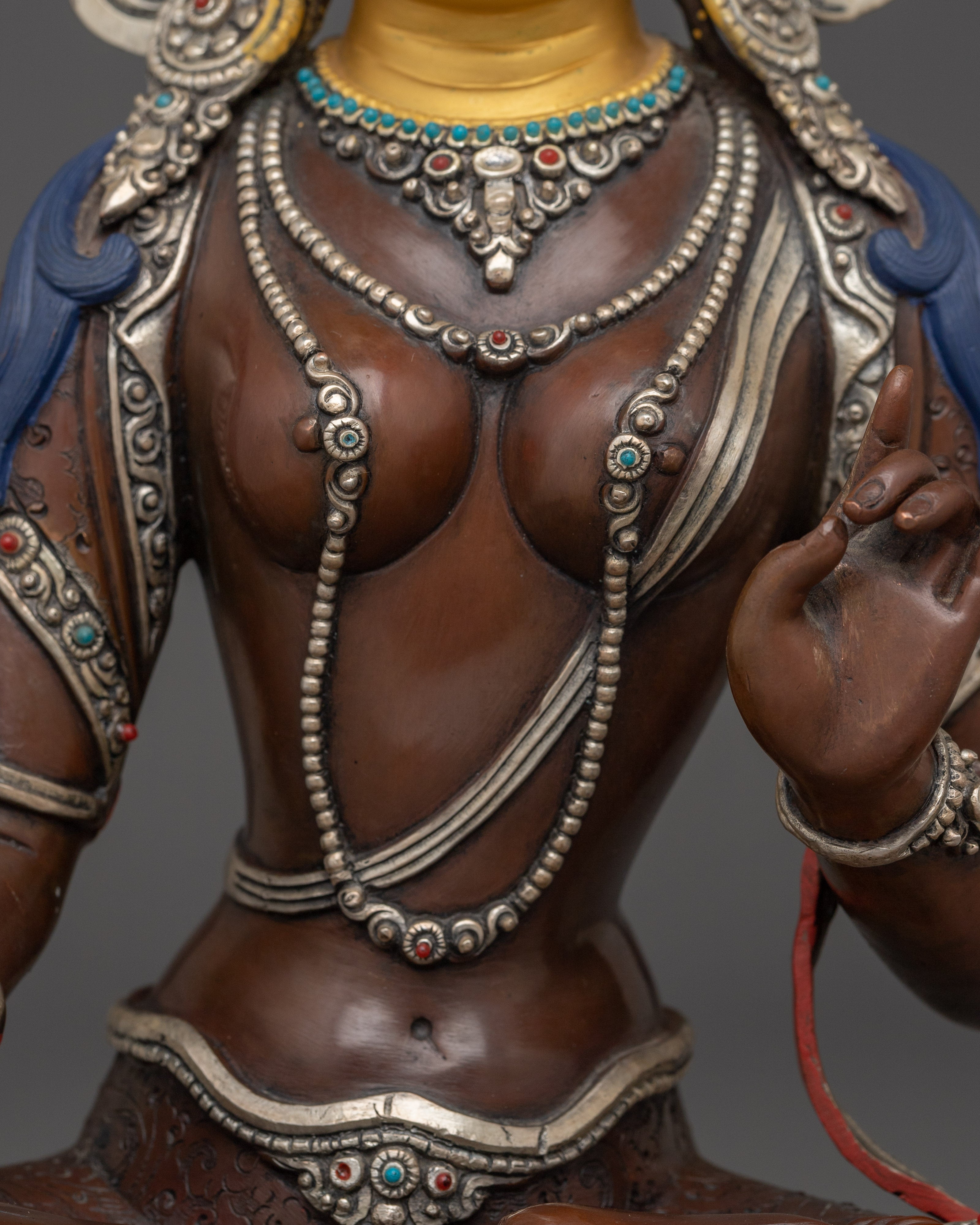 Nepalese Dukar Statue | White Parasol Bodhisattva