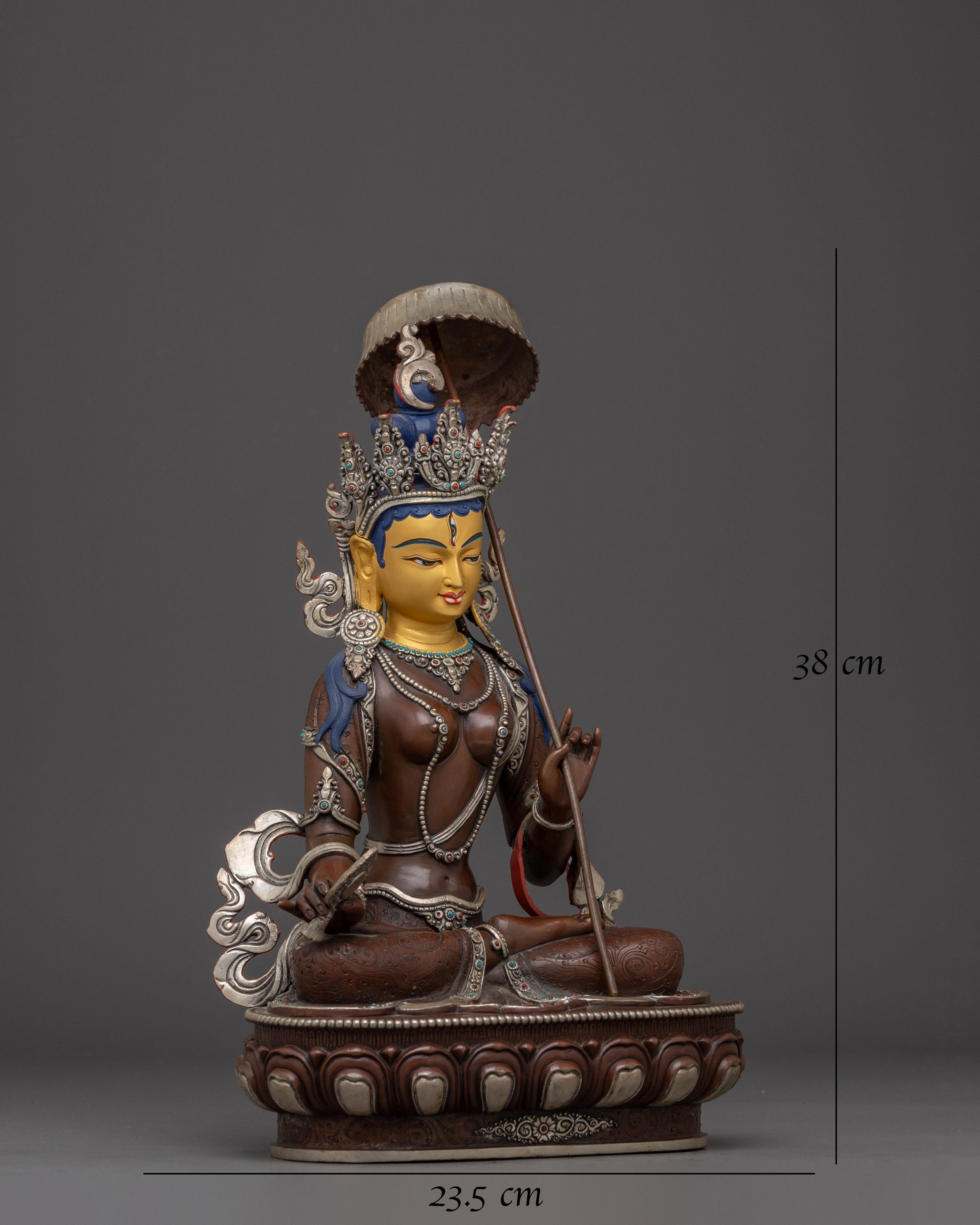 Nepalese Dukar Statue | White Parasol Bodhisattva