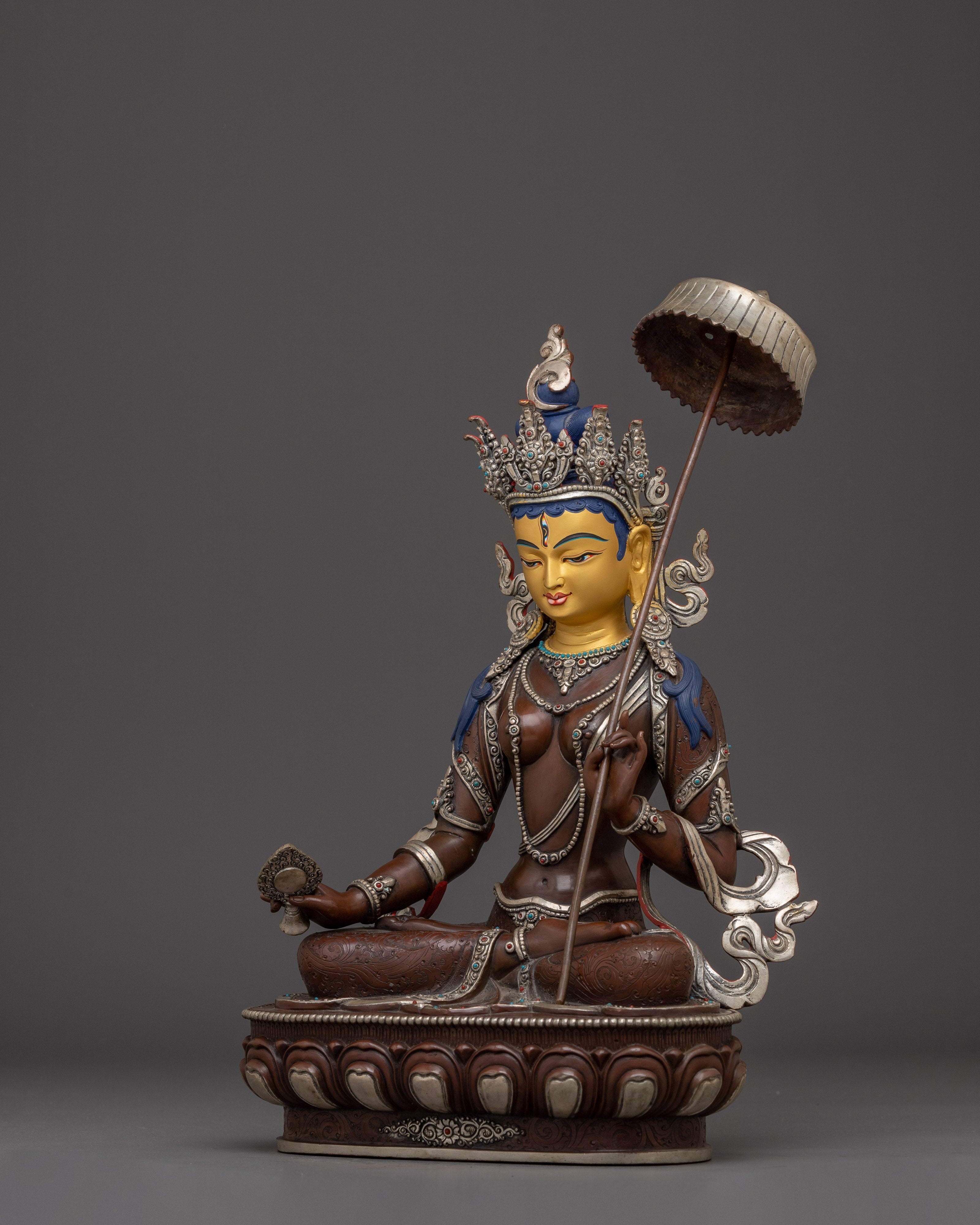Nepalese Dukar Statue | White Parasol Bodhisattva