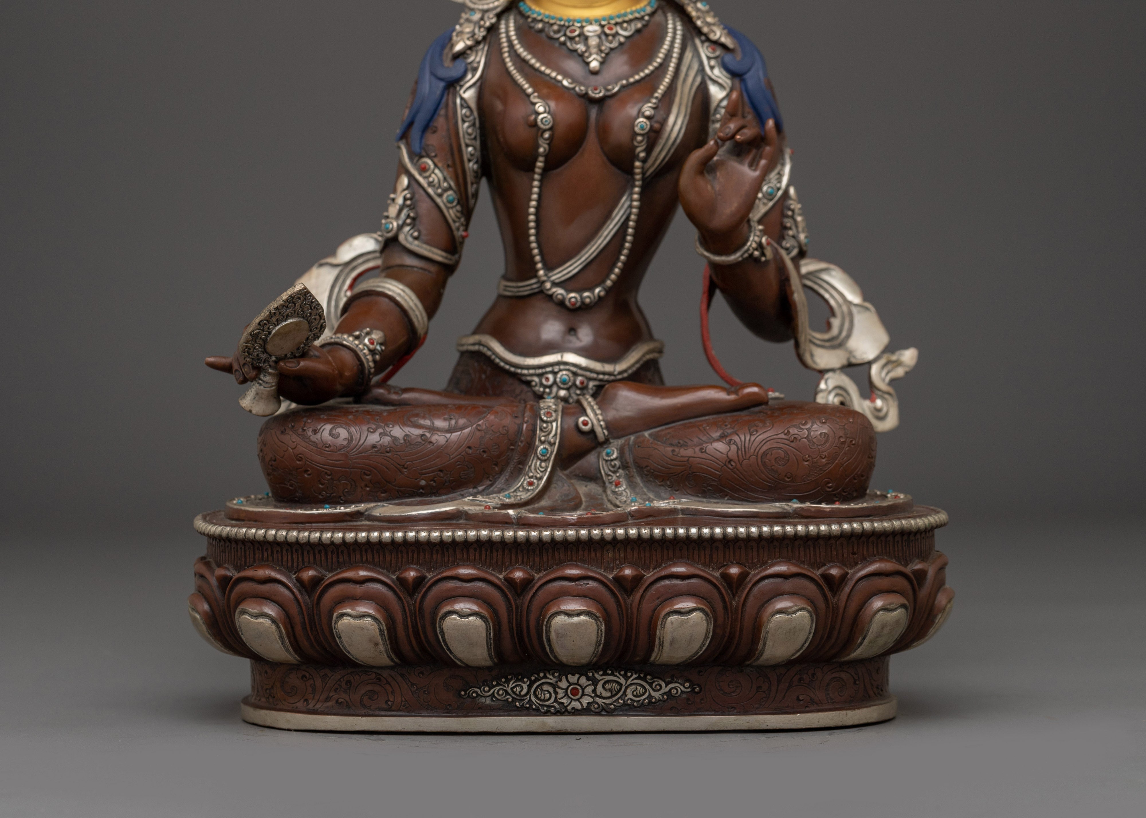 Nepalese Dukar Statue | White Parasol Bodhisattva