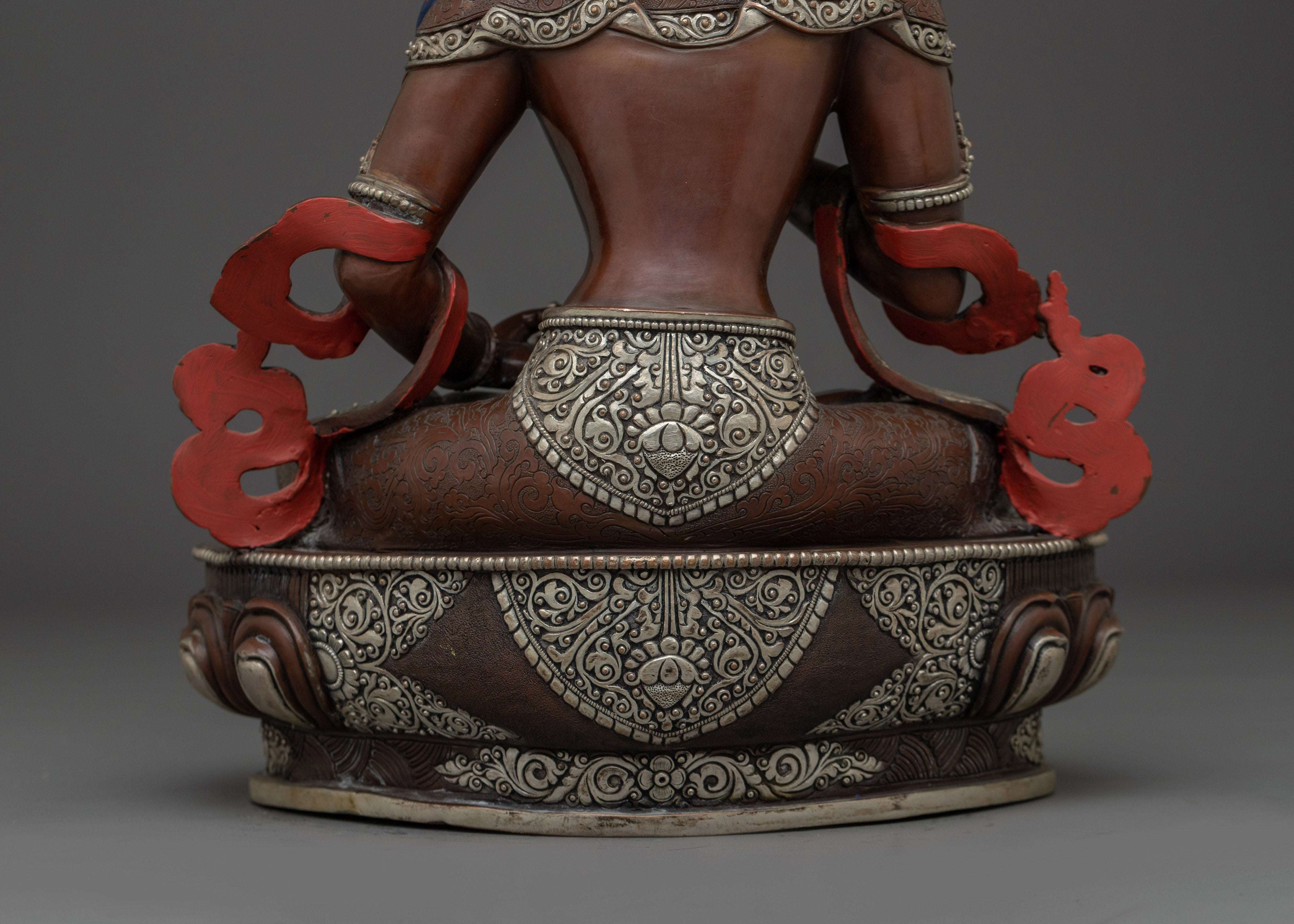 Vajrasattva Oxidized Copper Statue | Symbol of Cleansing & Spiritual Enlightenment