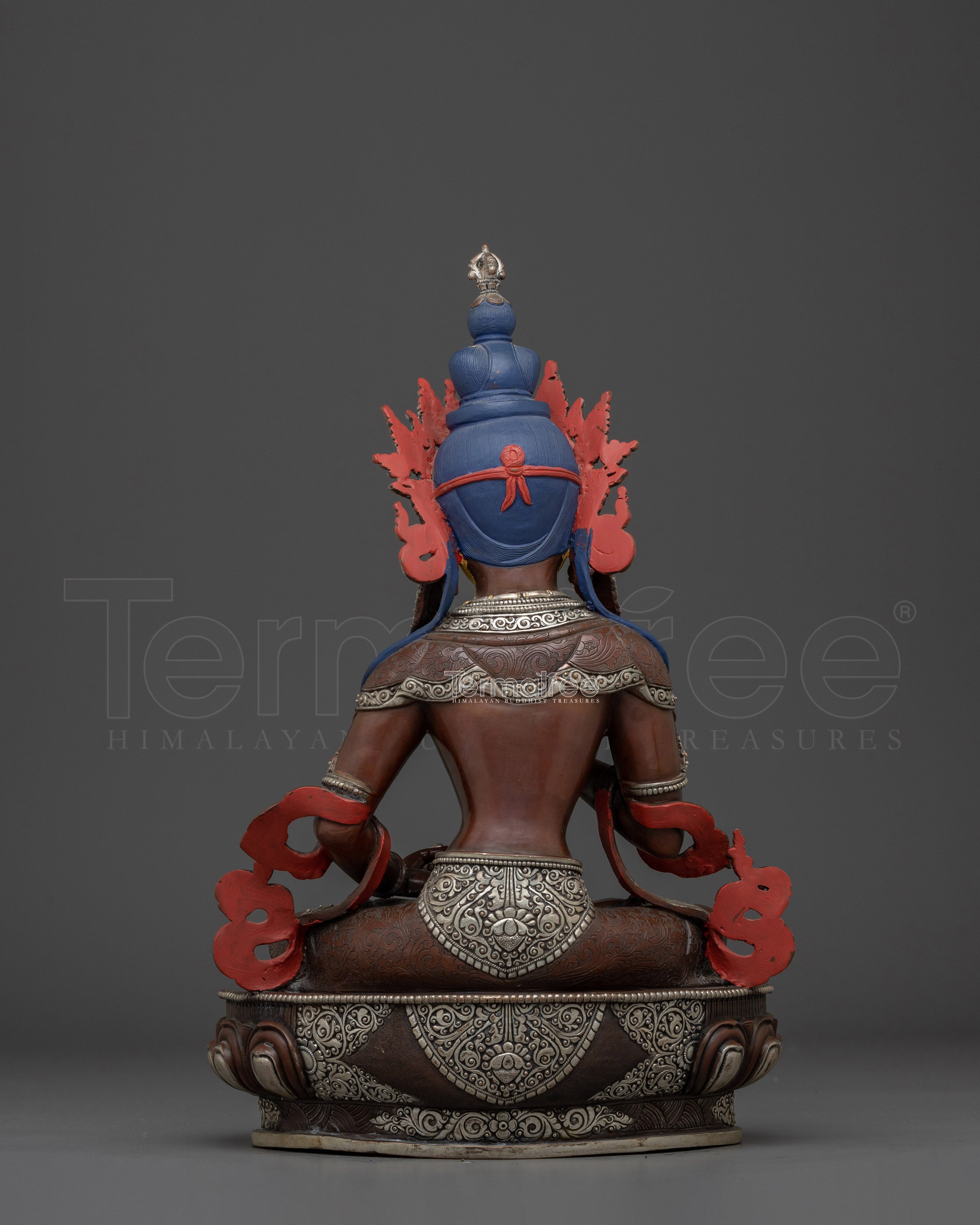 Vajrasattva Oxidized Copper Statue | Symbol of Cleansing & Spiritual Enlightenment