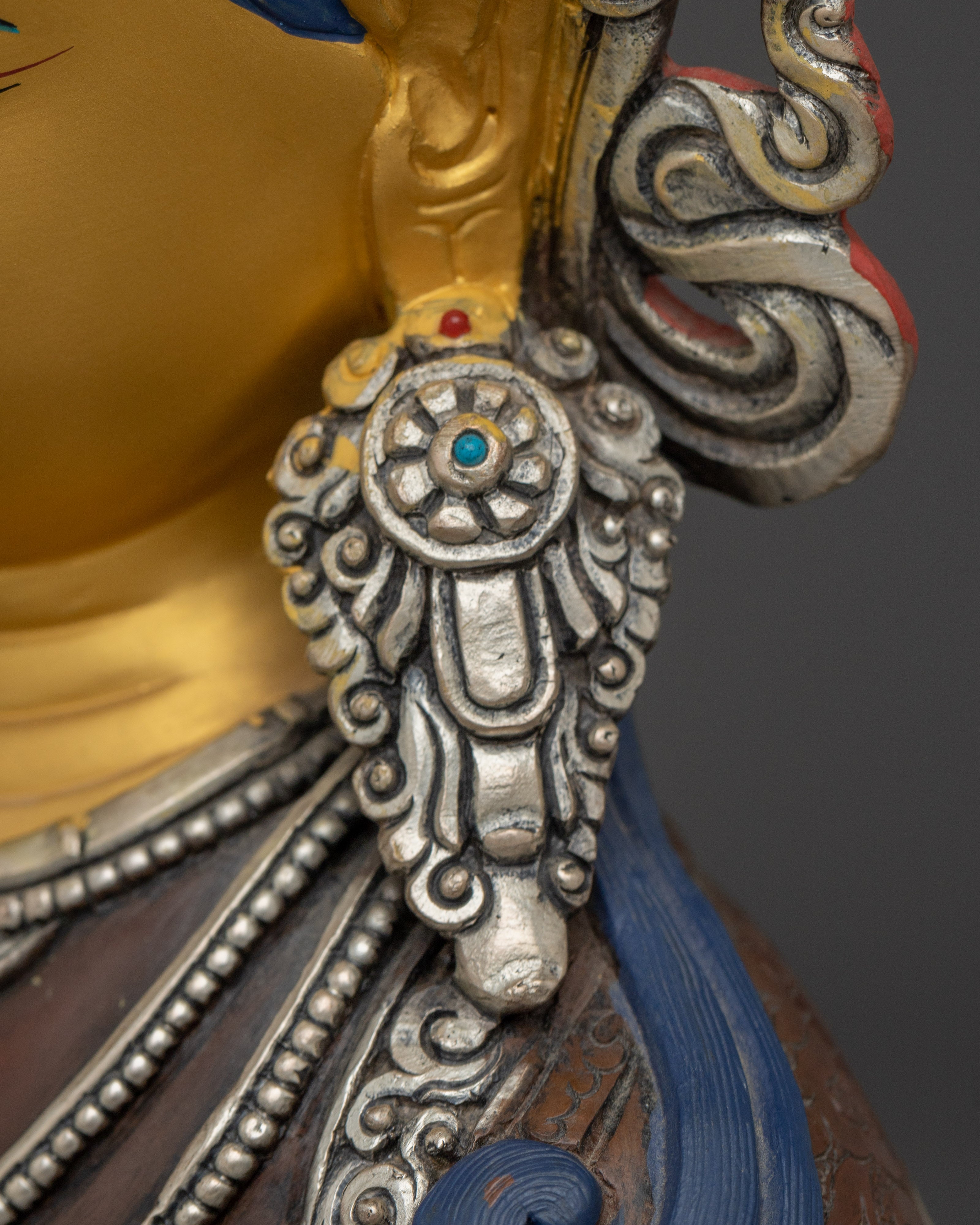 Vajrasattva Oxidized Copper Statue | Symbol of Cleansing & Spiritual Enlightenment