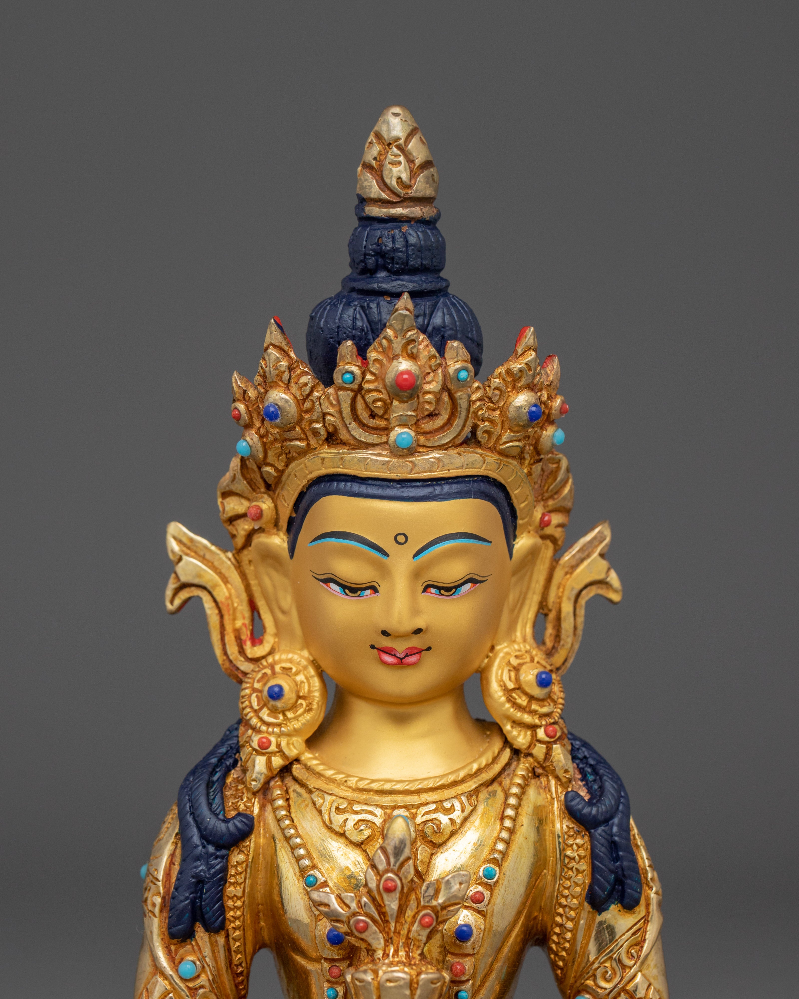 Amitayus Art, Buddha of Eternal Life | Handcrafted Nepali Figure