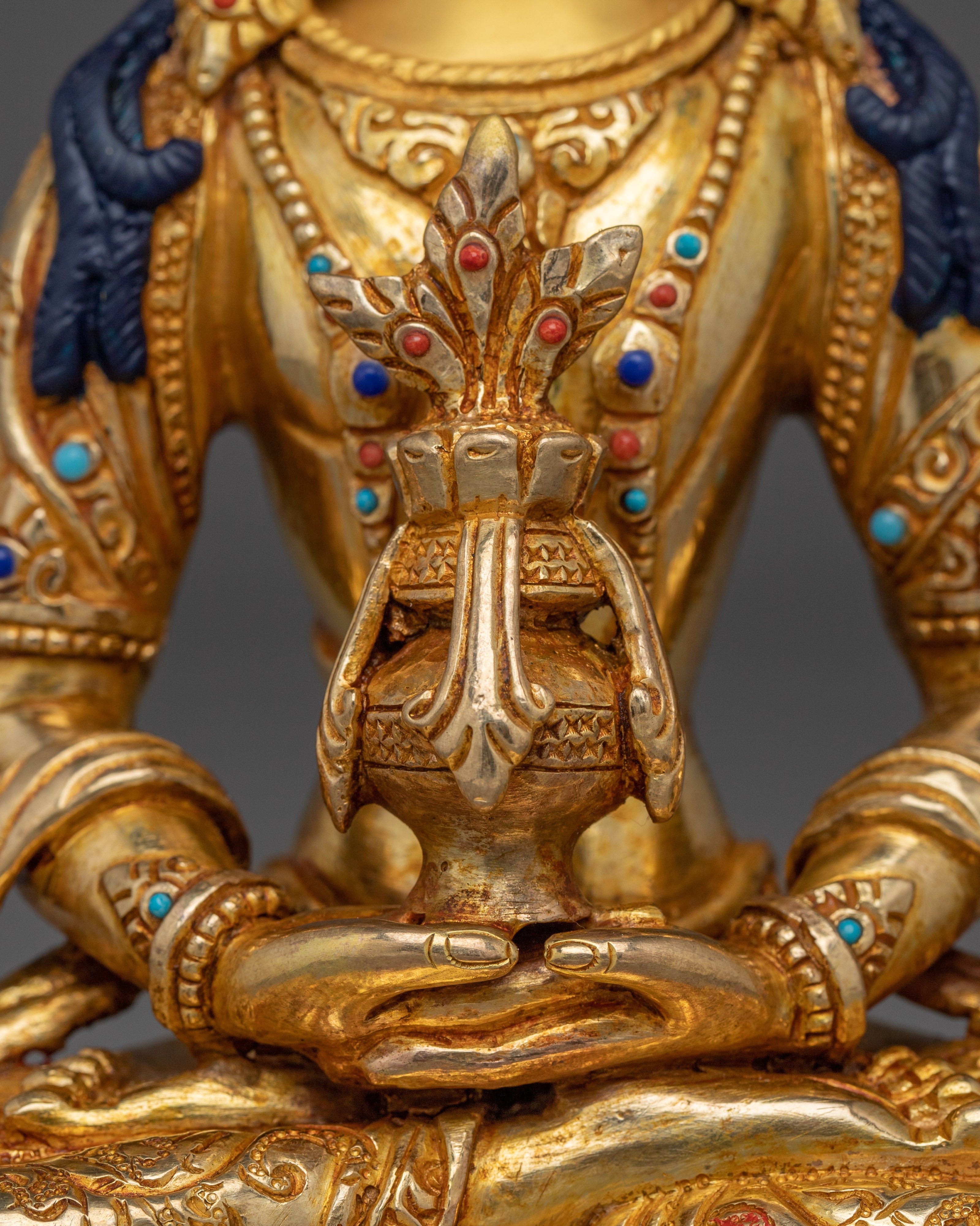 Amitayus Art, Buddha of Eternal Life | Handcrafted Nepali Figure