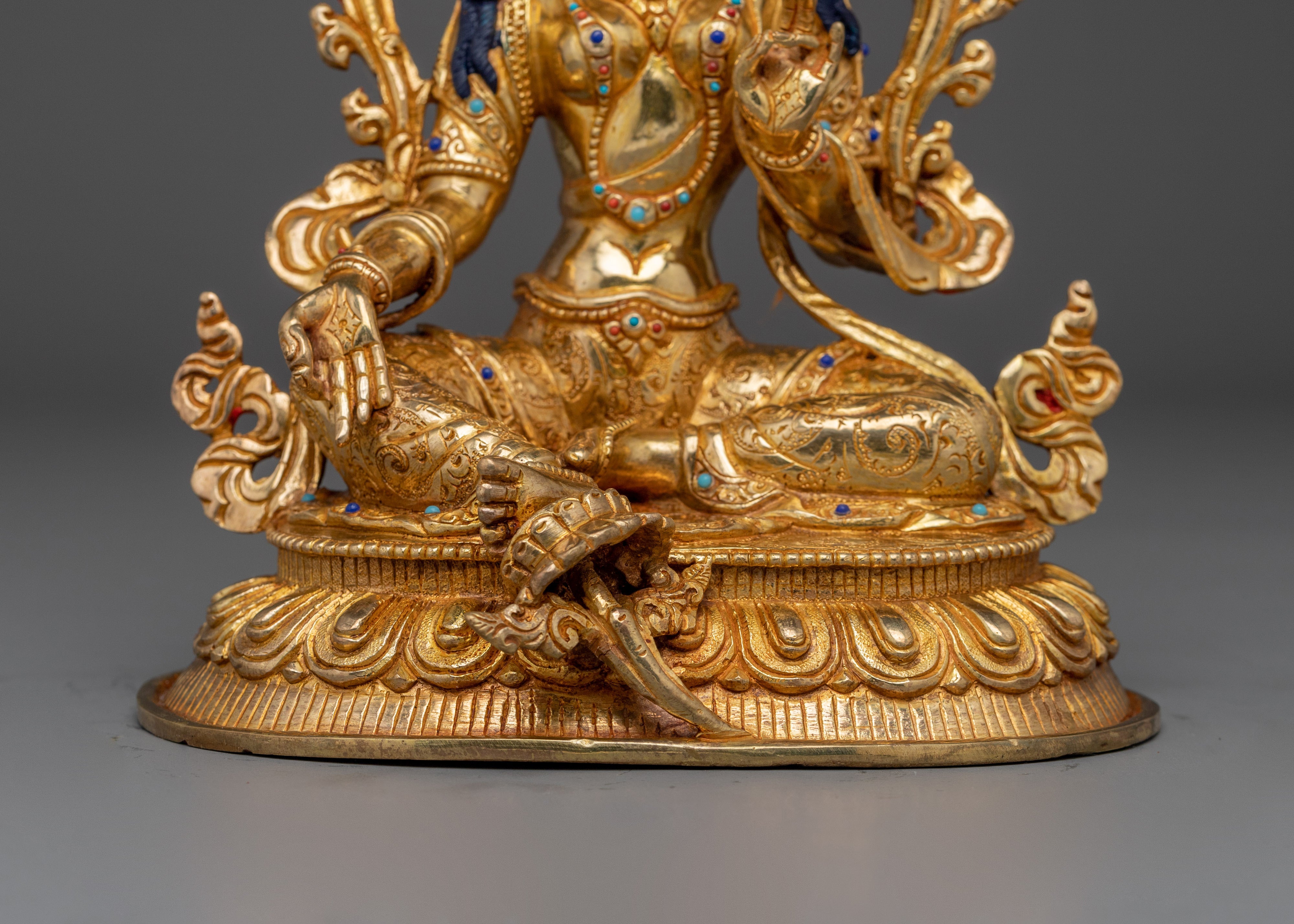 Green Tara Art: Buddhist Protection Goddess