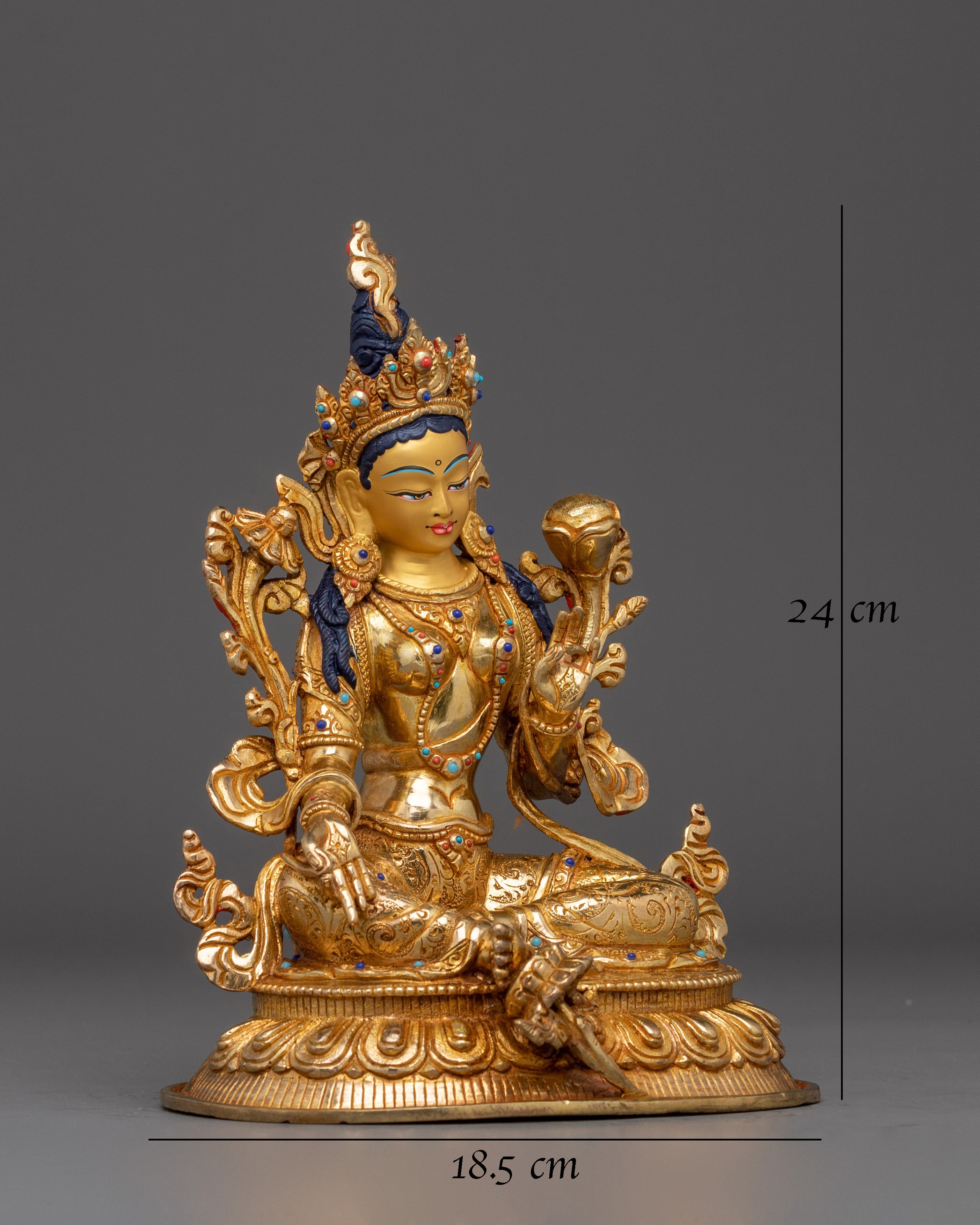 Green Tara Art: Buddhist Protection Goddess