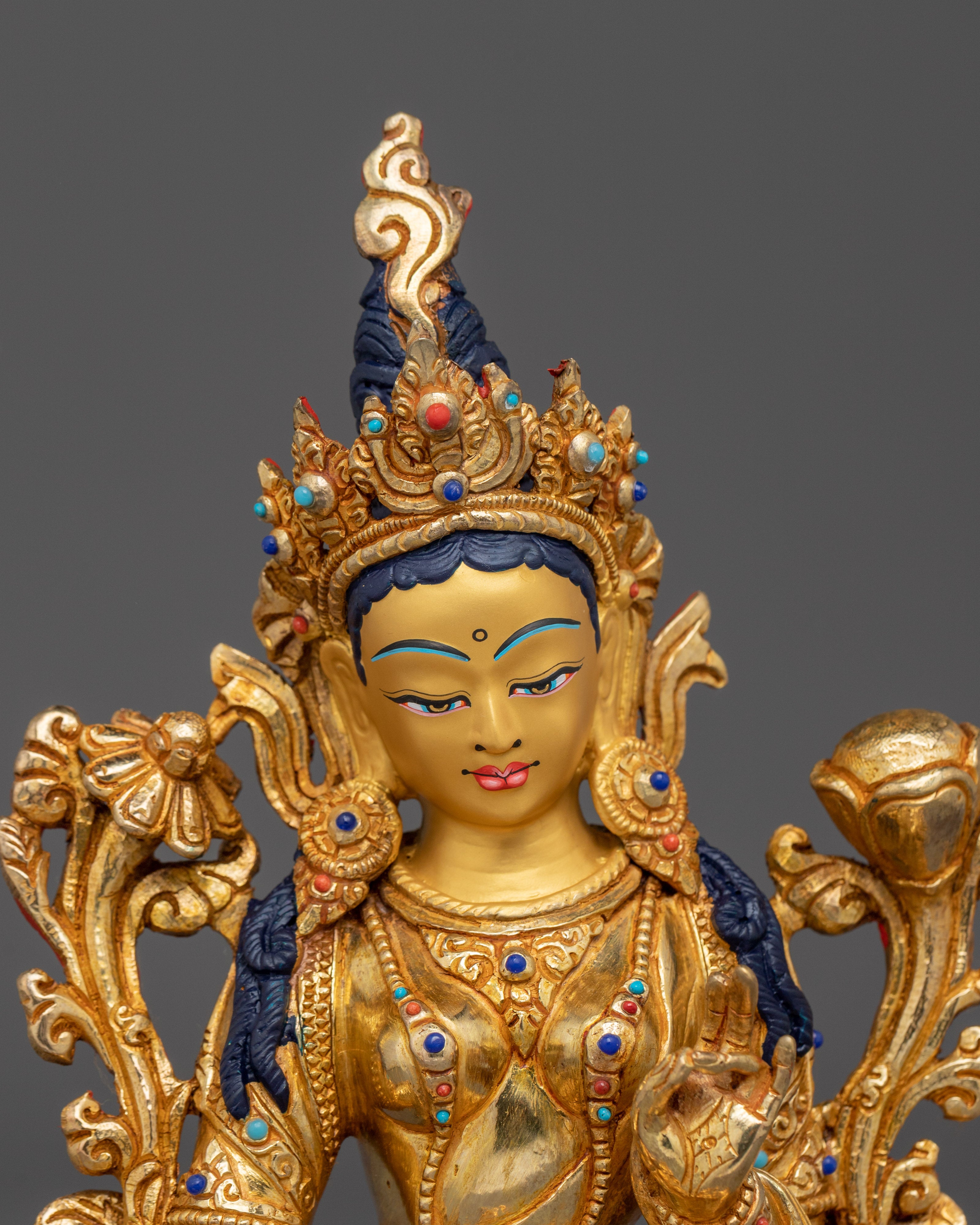 Green Tara Art: Buddhist Protection Goddess