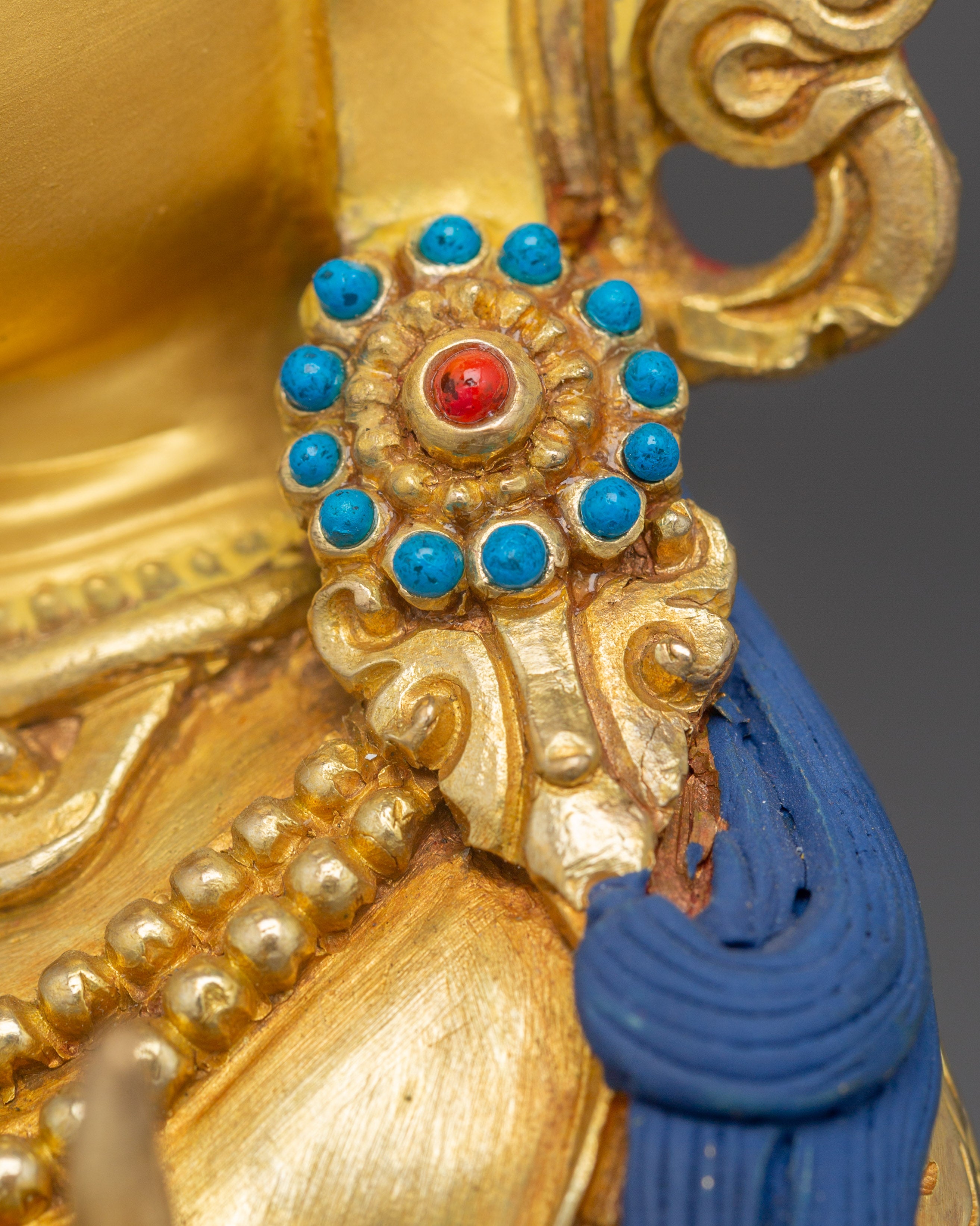 Golden Dukar Statue for Spiritual Protection