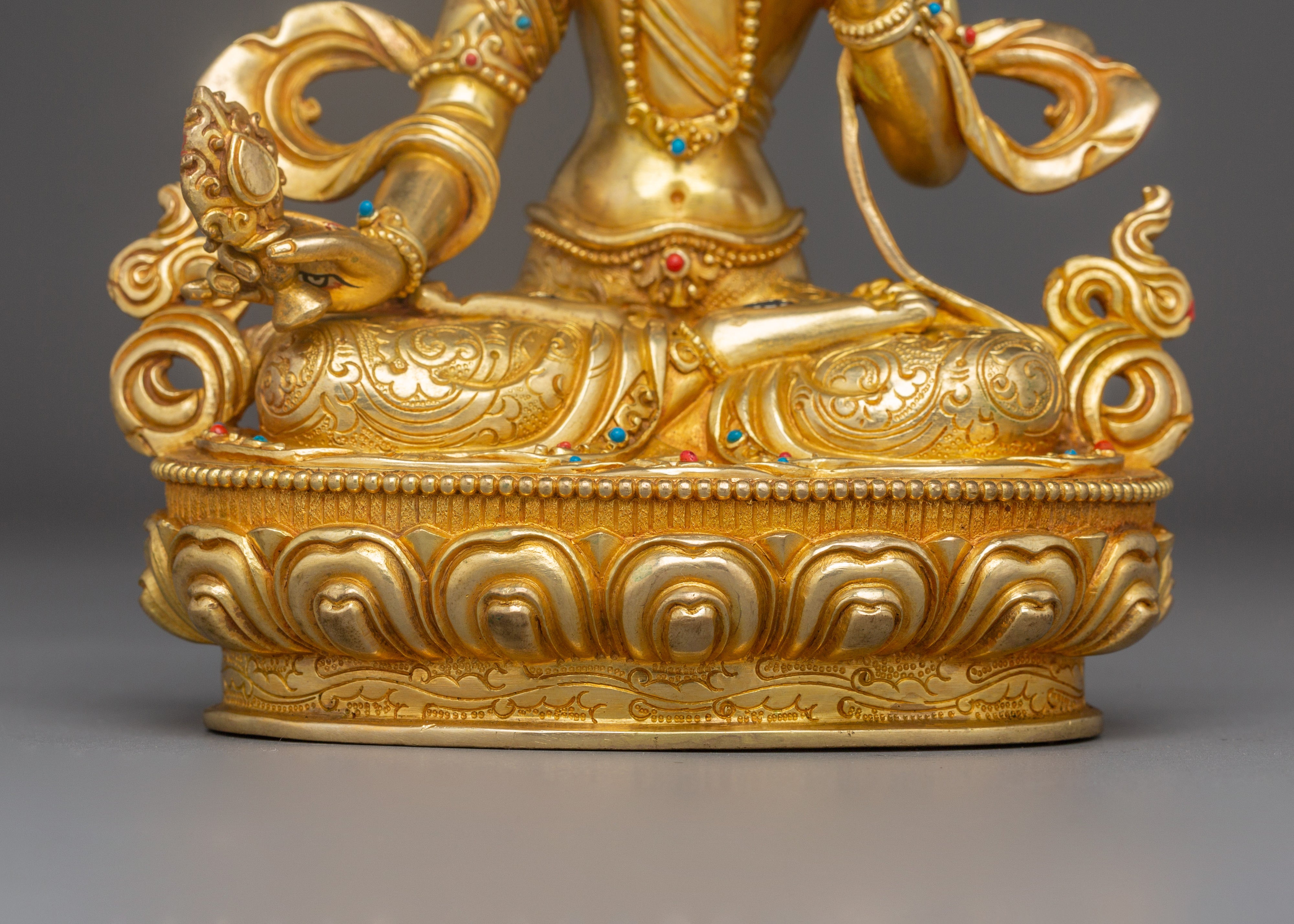 Golden Dukar Statue for Spiritual Protection