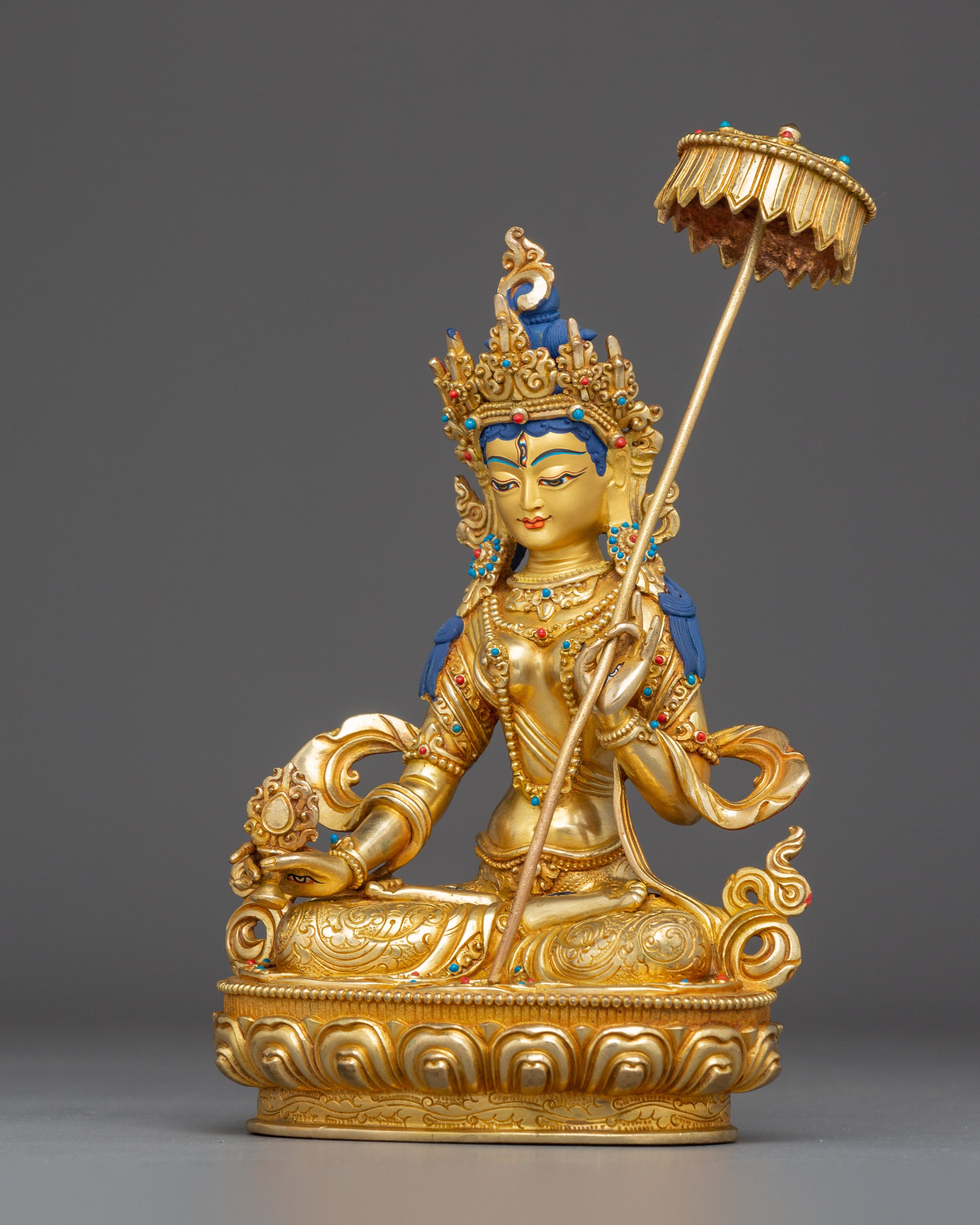 Golden Dukar Statue for Spiritual Protection