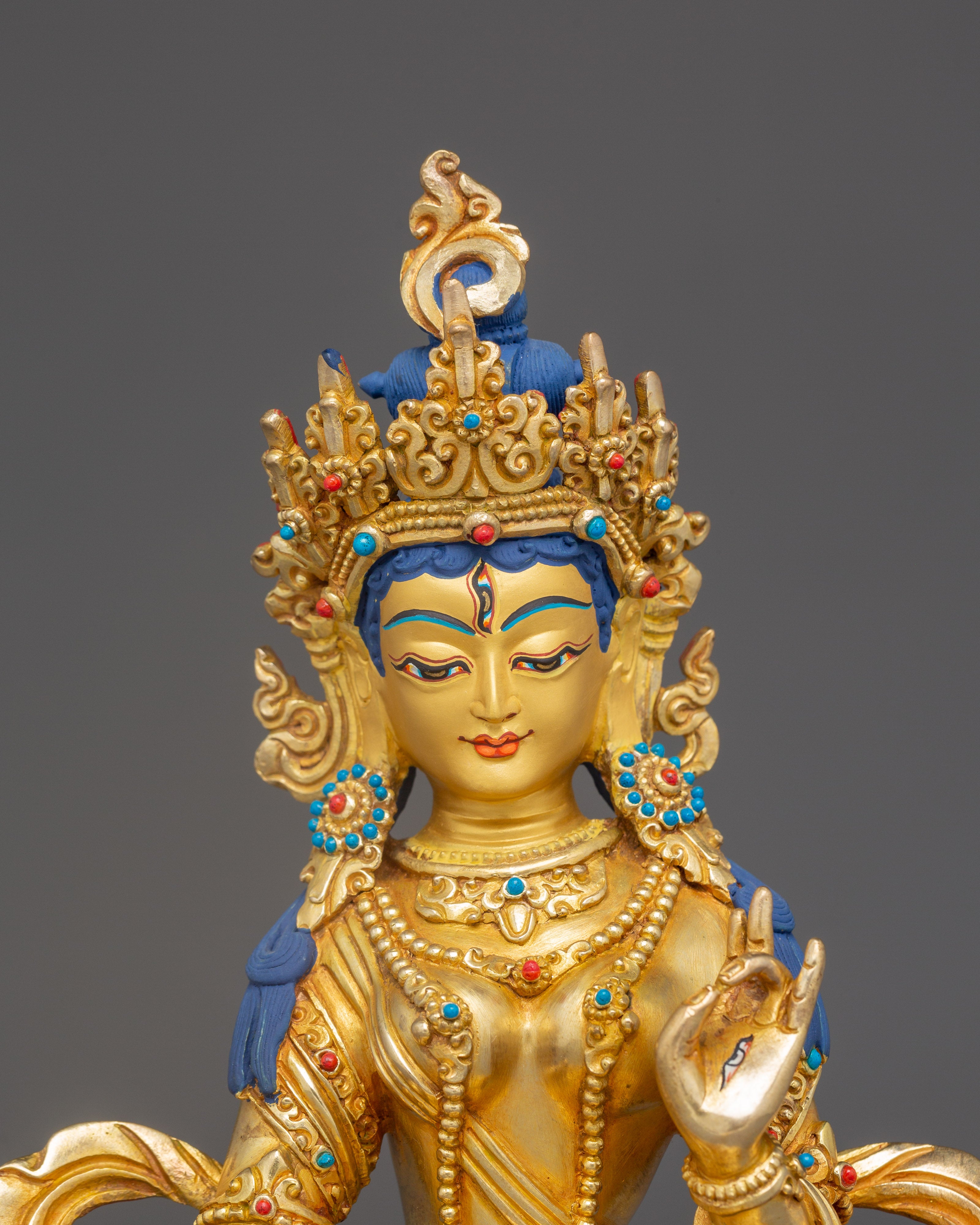 Golden Dukar Statue for Spiritual Protection