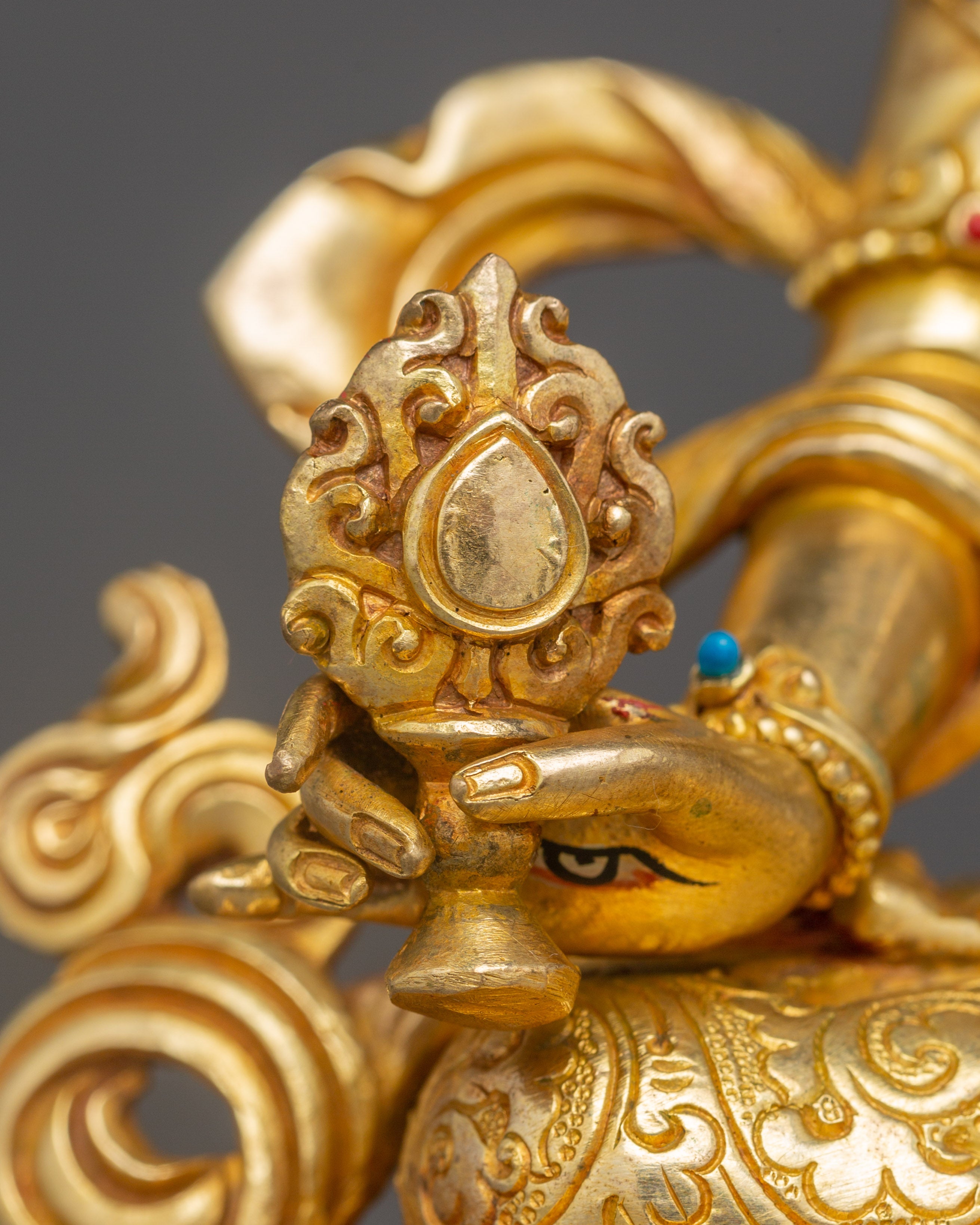 Golden Dukar Statue for Spiritual Protection