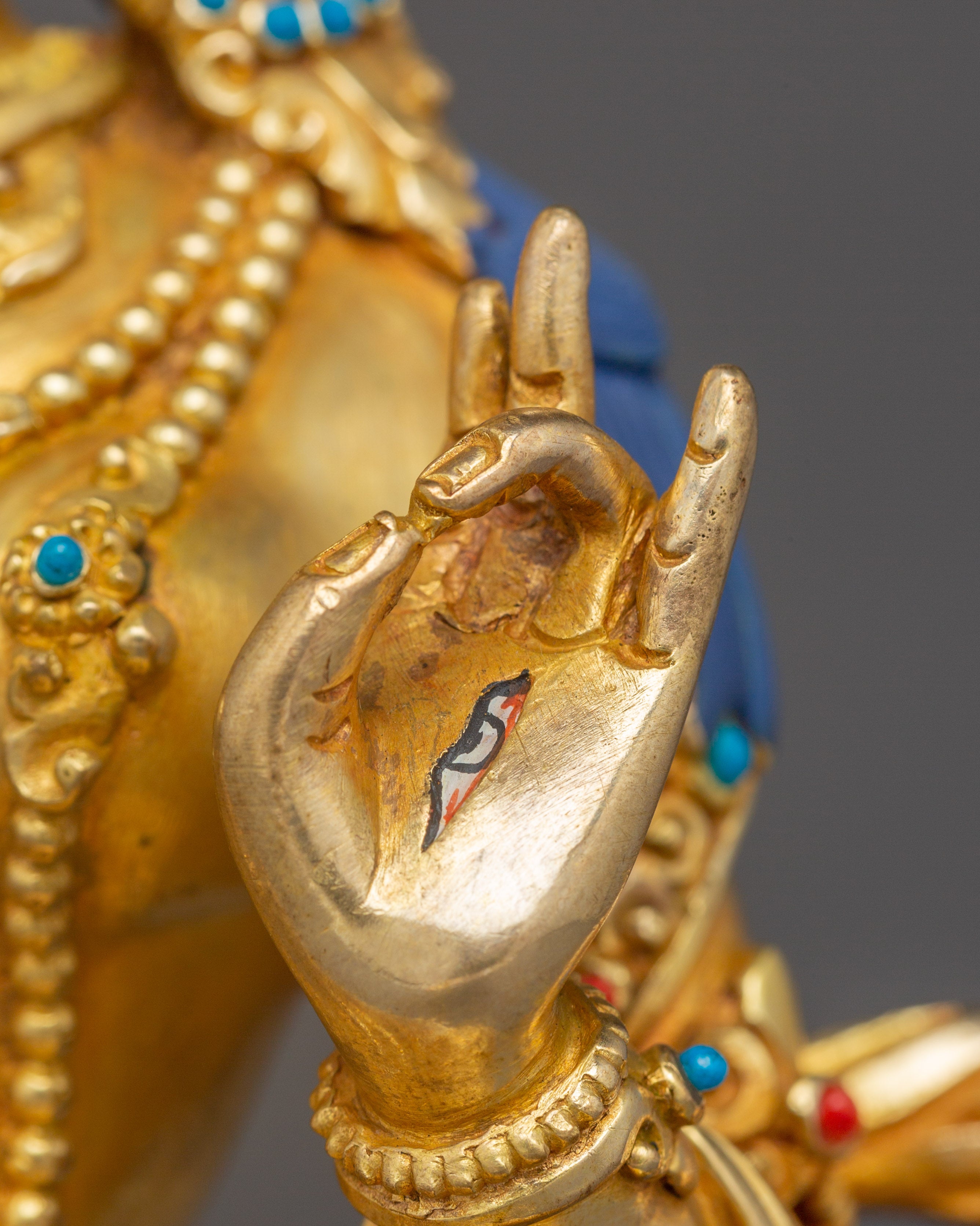 Golden Dukar Statue for Spiritual Protection