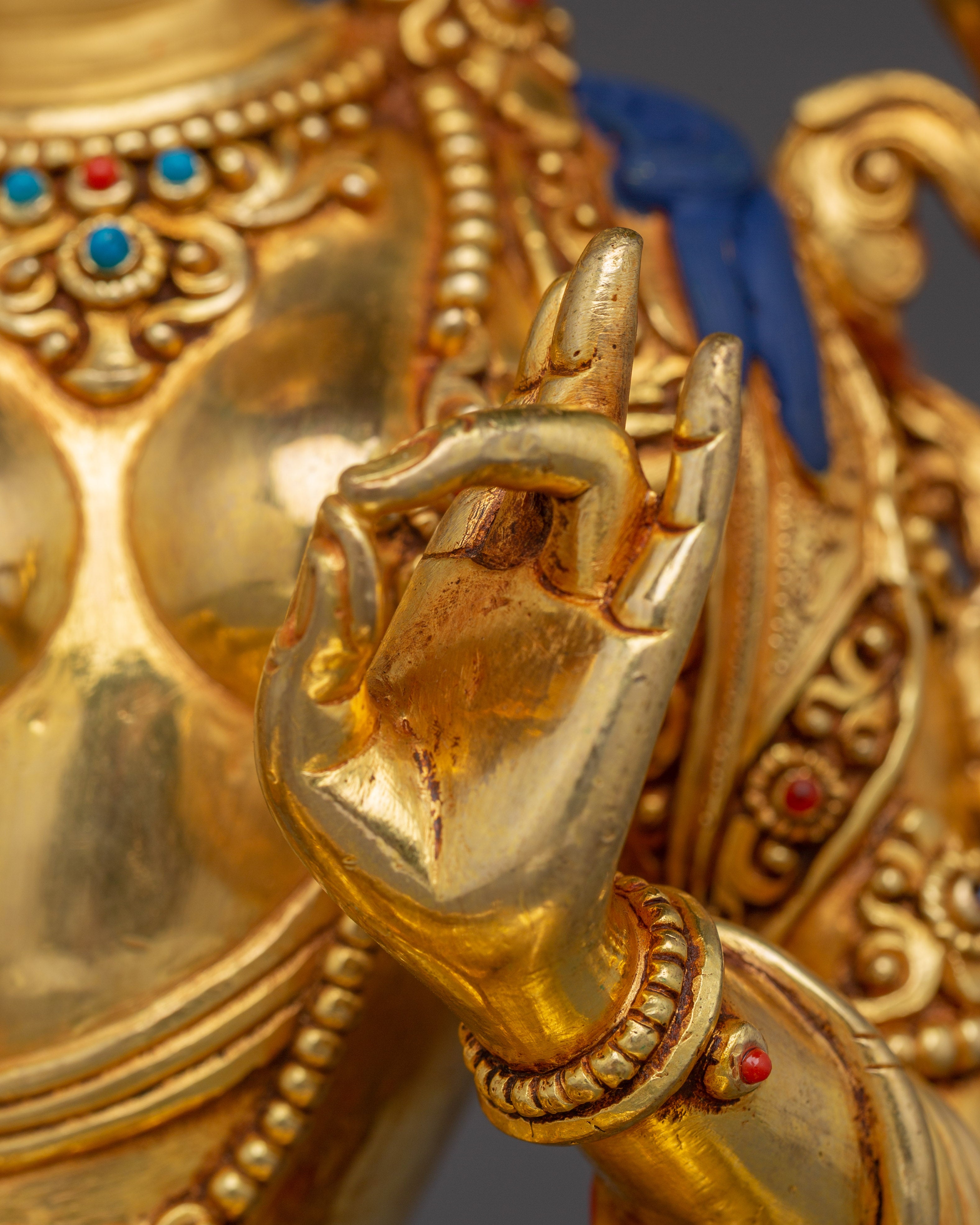 10.2 Inch Green Tara Handmade Statue | Mother of All Buddhas