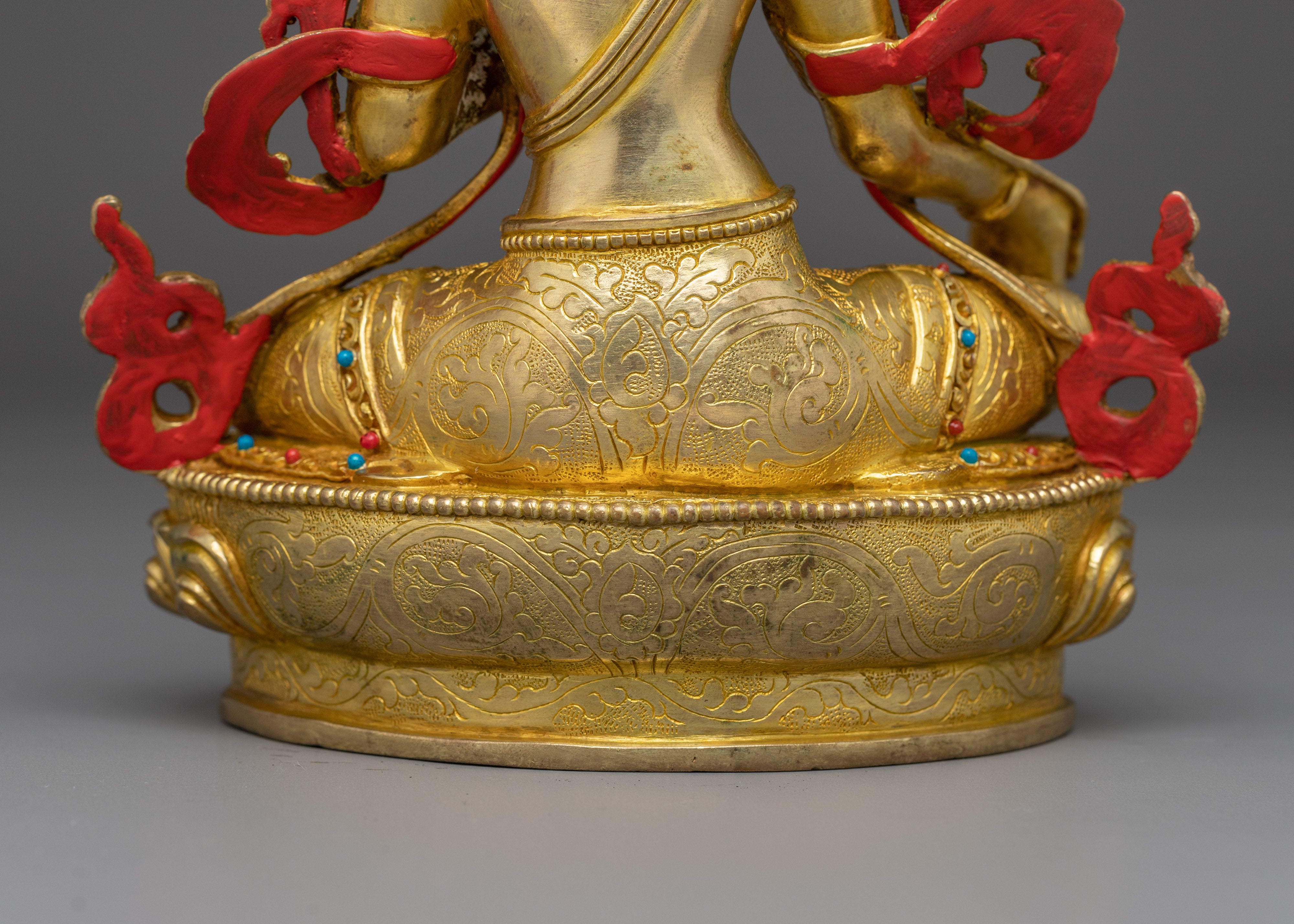 8.7 Inch Green Tara Handmade Statue | Mother of Liberation