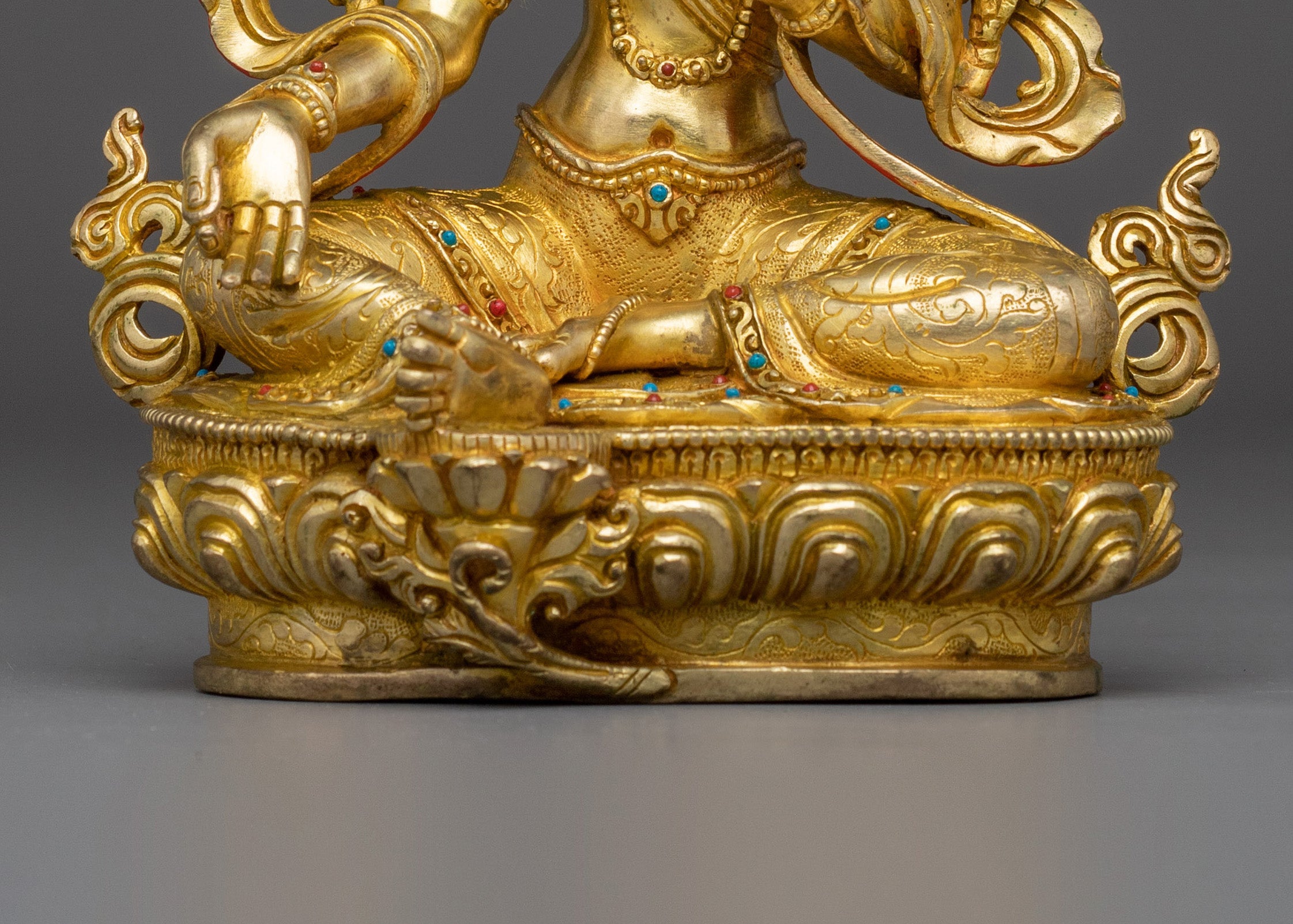 8.7 Inch Green Tara Handmade Statue | Mother of Liberation