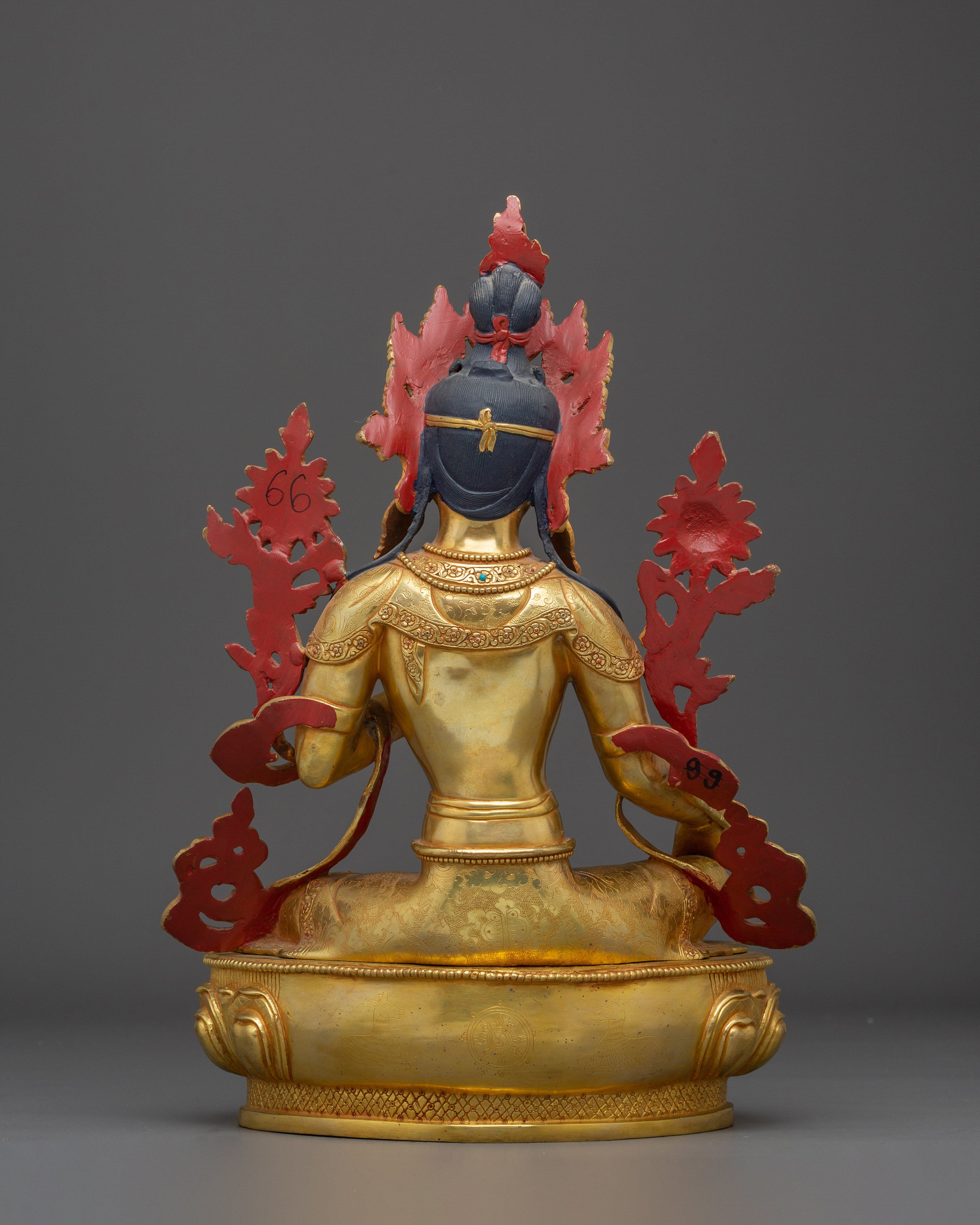 Lotus Seated Green Tara | Himalayan Icon of Wisdom