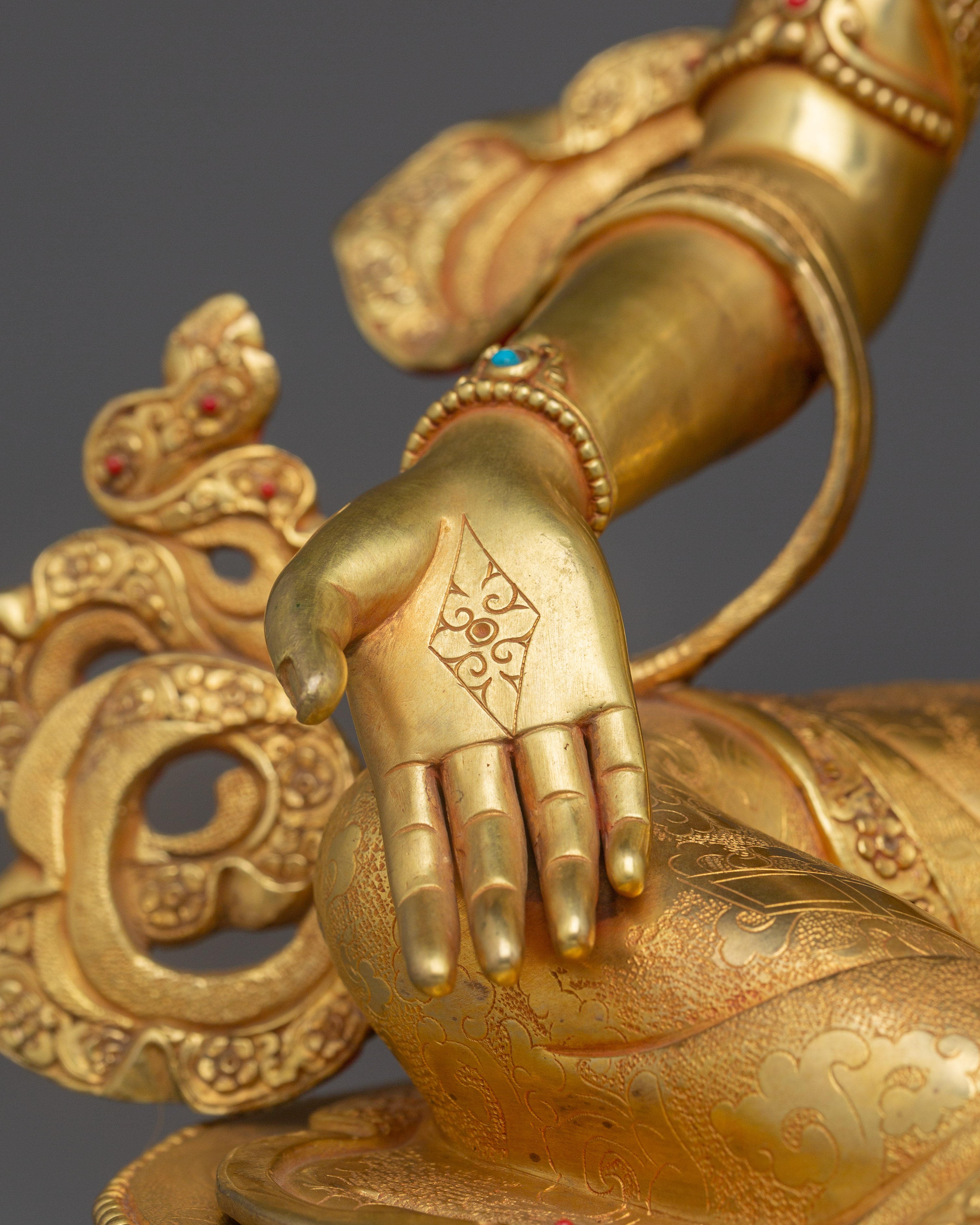 Green Tara, Divine Icon | Nepali Crafted Himalayan Icon