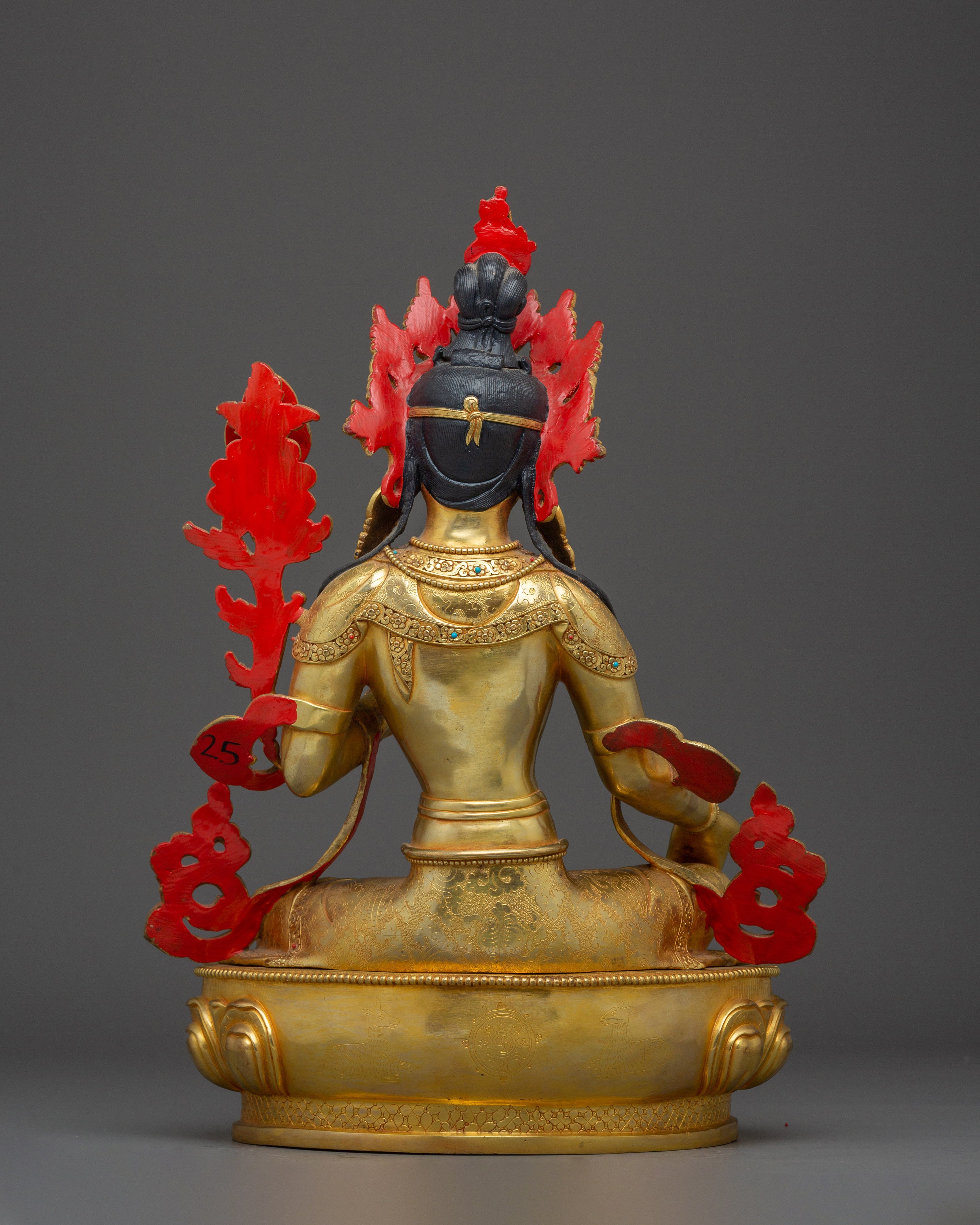 Green Tara, Divine Icon | Nepali Crafted Himalayan Icon