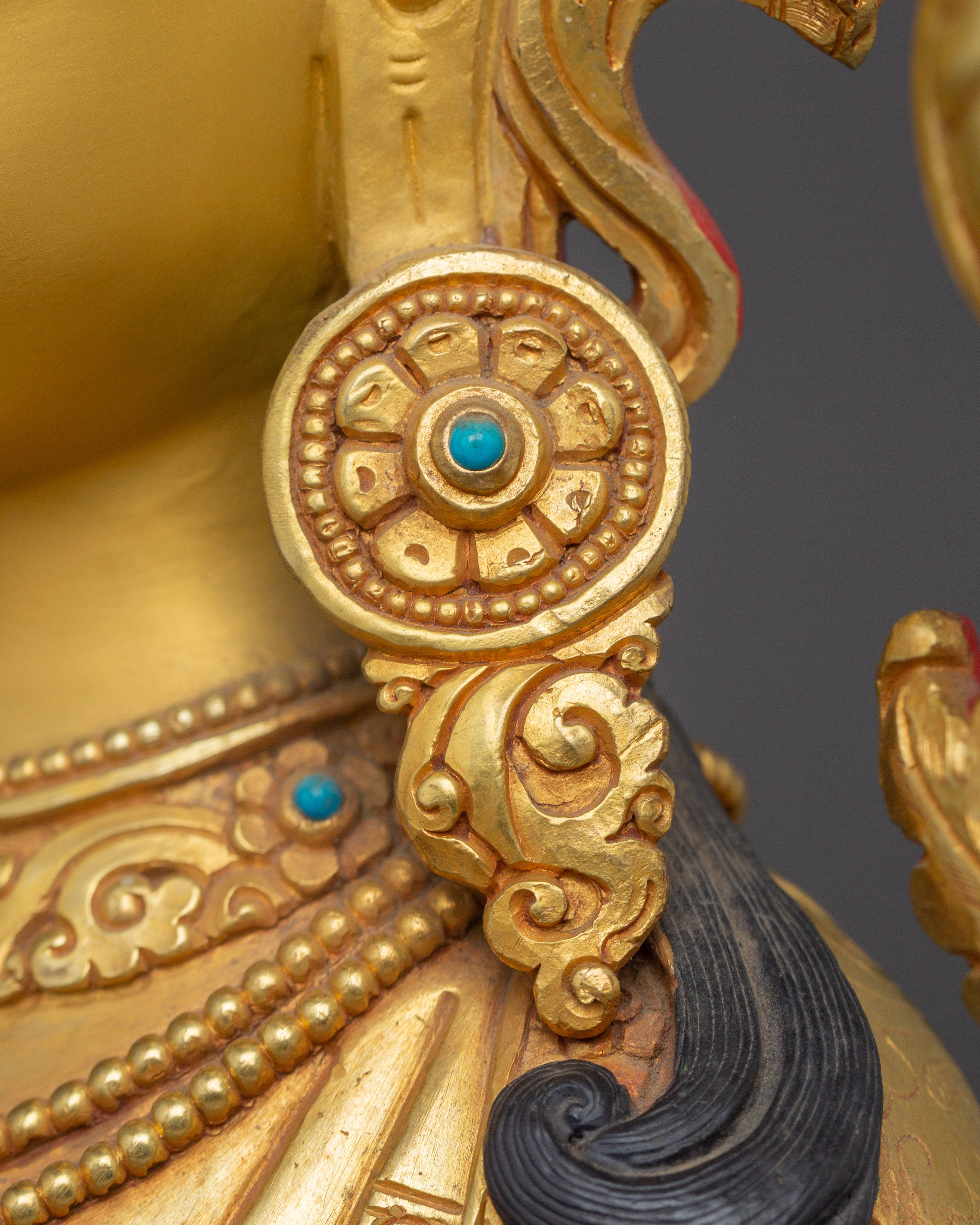 Green Tara, Divine Icon | Nepali Crafted Himalayan Icon